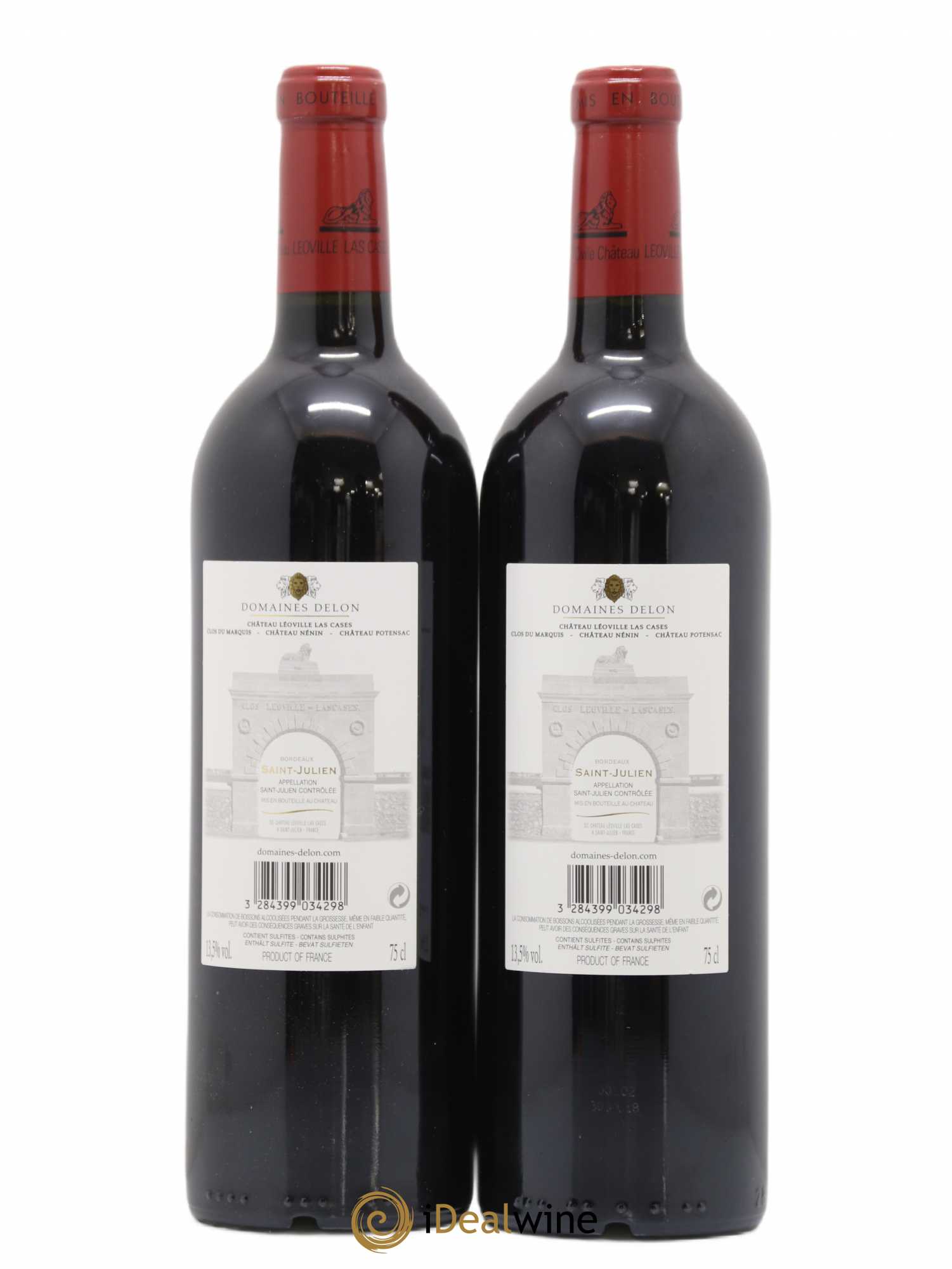Château Léoville Las Cases 2ème Grand Cru Classé 2016 - Lot de 2 bouteilles - 1