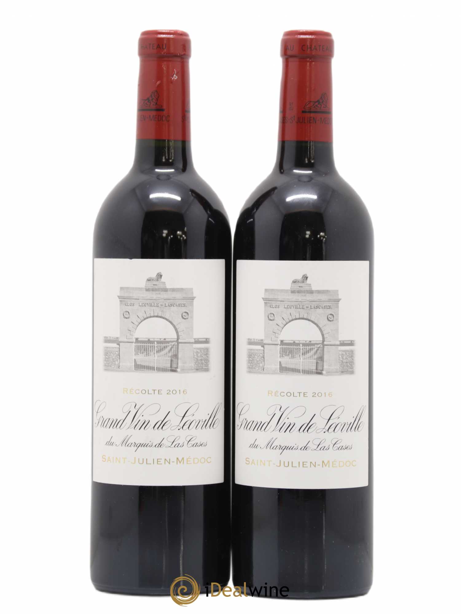 Château Léoville Las Cases 2ème Grand Cru Classé 2016 - Lot de 2 bouteilles - 0