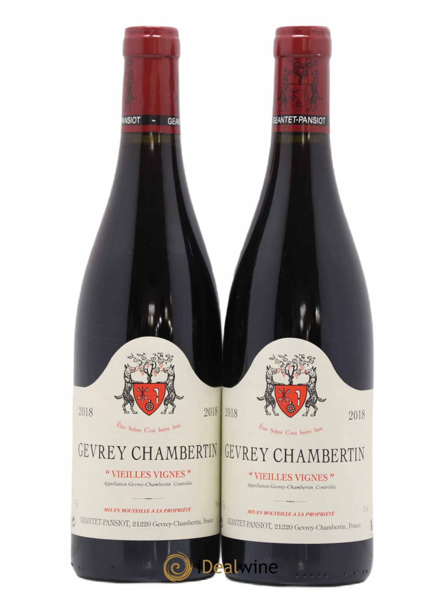Gevrey-Chambertin Vieilles vignes Geantet-Pansiot 2018 - Lot de 2 bouteilles - 0
