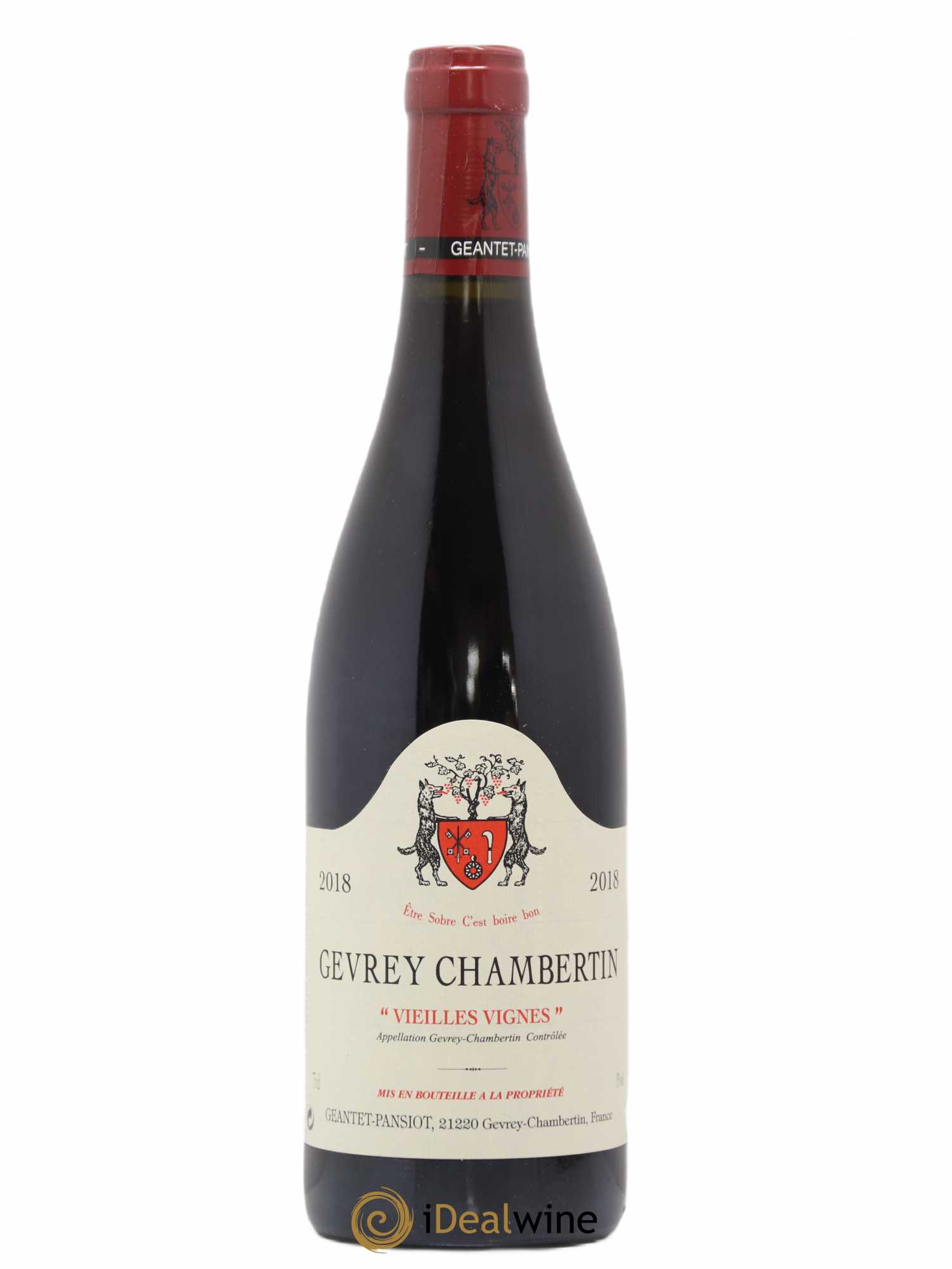 Gevrey-Chambertin Vieilles vignes Geantet-Pansiot 2018 - Lot de 1 bouteille - 0