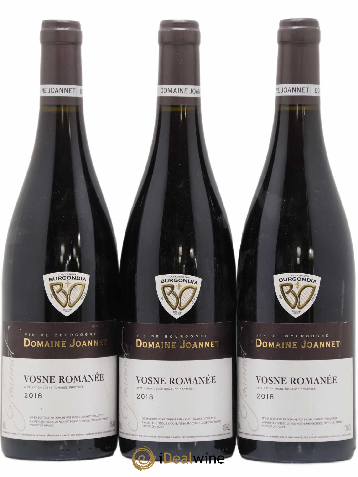 Vosne-Romanée Domaien Joannet 2018 - Posten von 3 Flaschen - 0