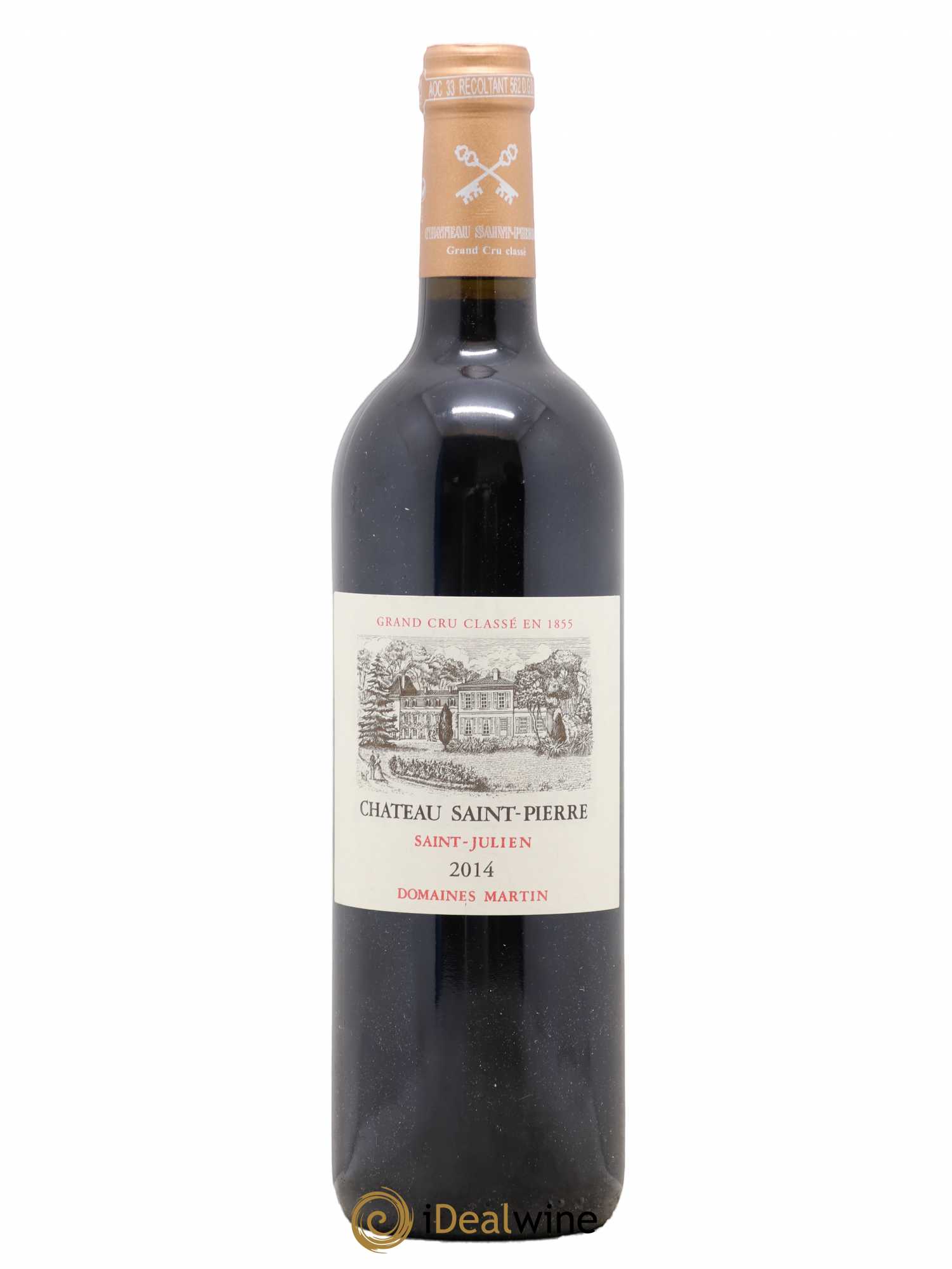 Château Saint-Pierre 4ème Grand Cru Classé 2014 - Lot de 1 bouteille - 0