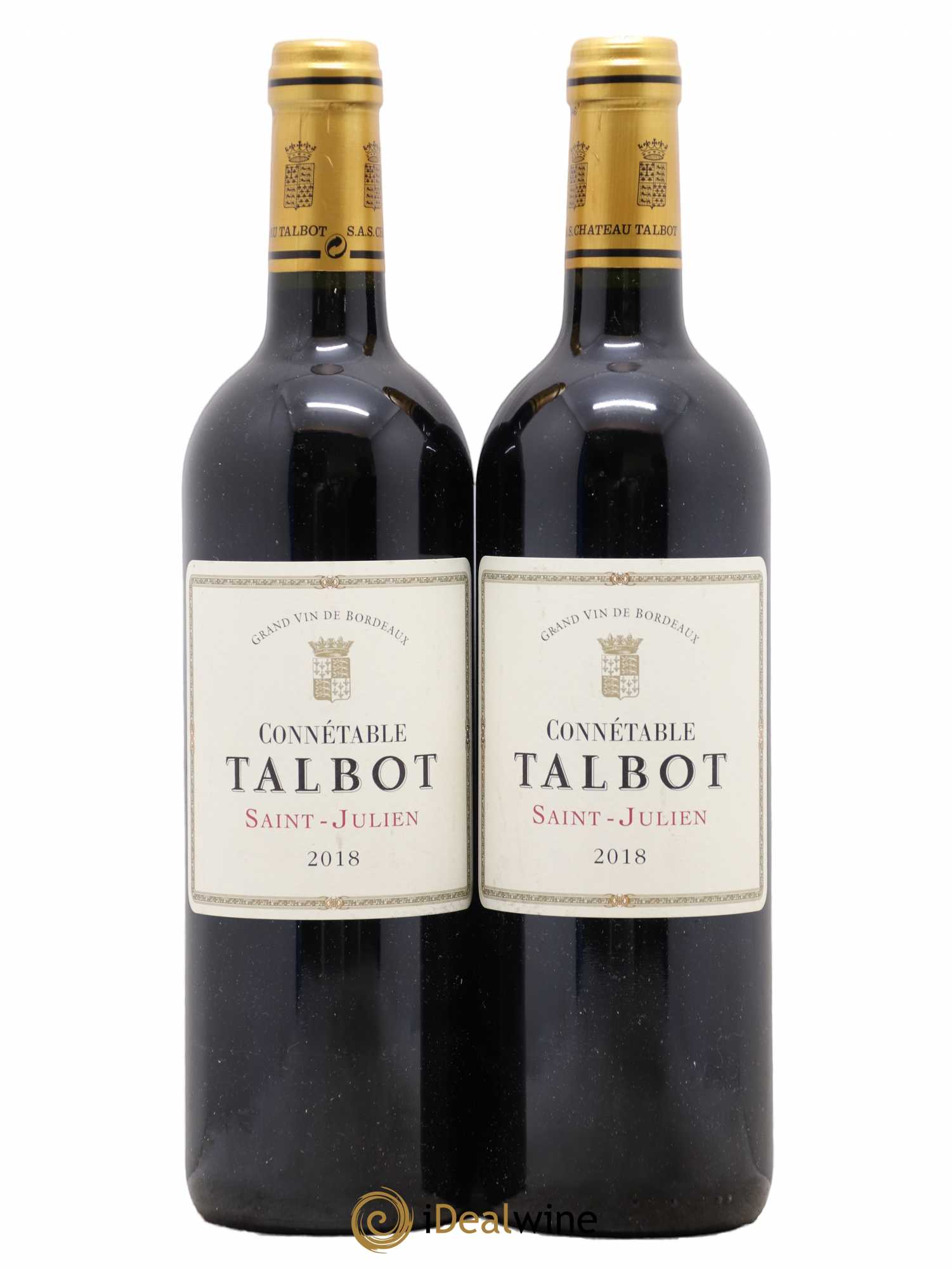 Connétable de Talbot Second Vin 2018 - Posten von 2 Flaschen - 0
