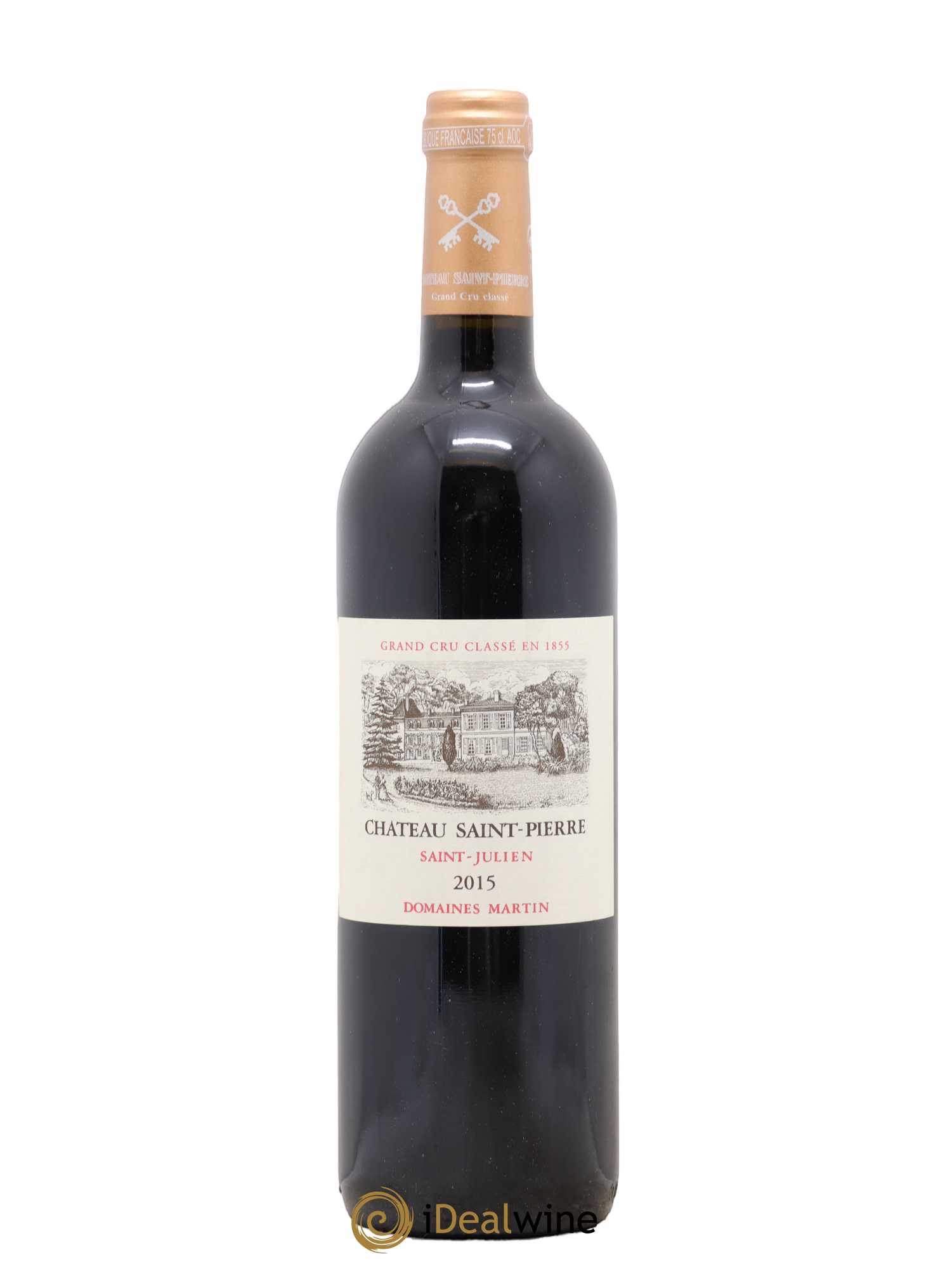 Château Saint-Pierre 4ème Grand Cru Classé 2015 - Lot de 1 bouteille - 0