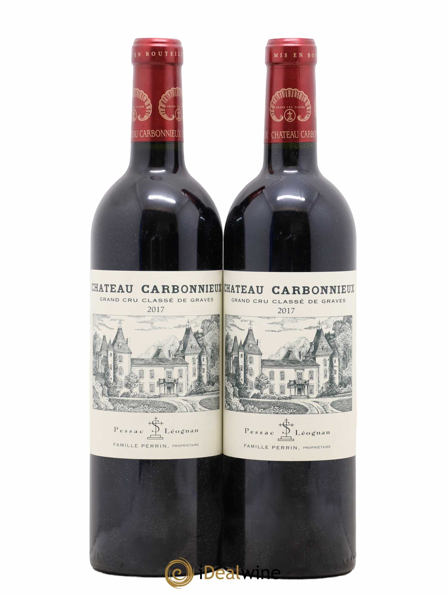 Château Carbonnieux Cru Classé de Graves 2017 - Lot de 2 bouteilles - 0
