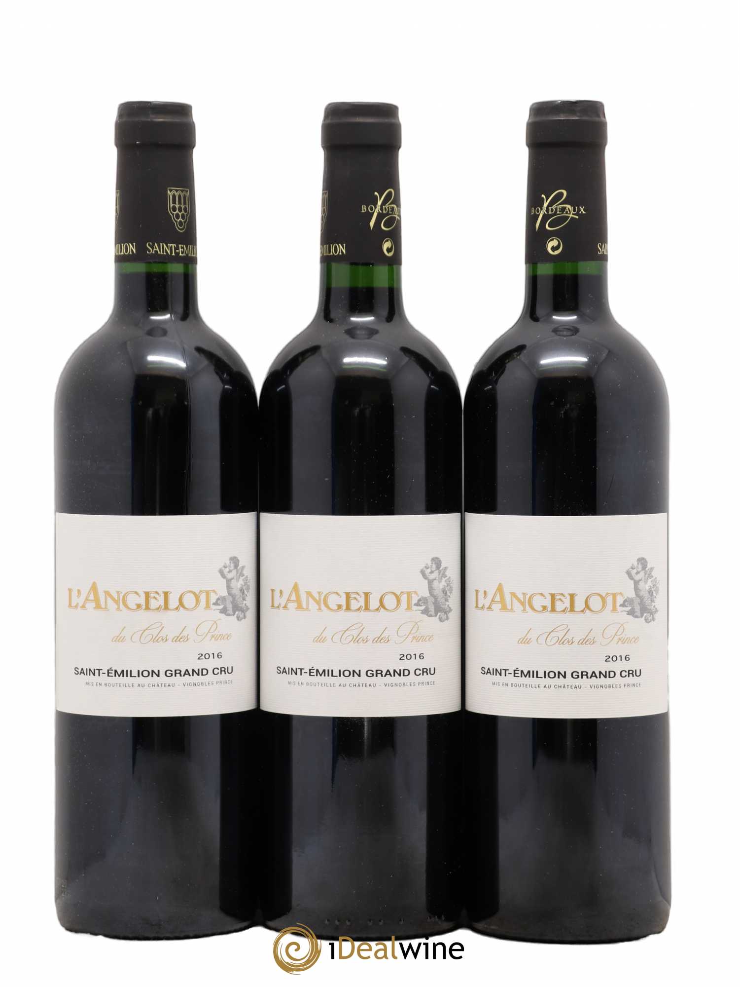 Saint-Émilion Grand Cru L'Angelot de Clos des Princes 2016 - Lot de 6 bouteilles - 2