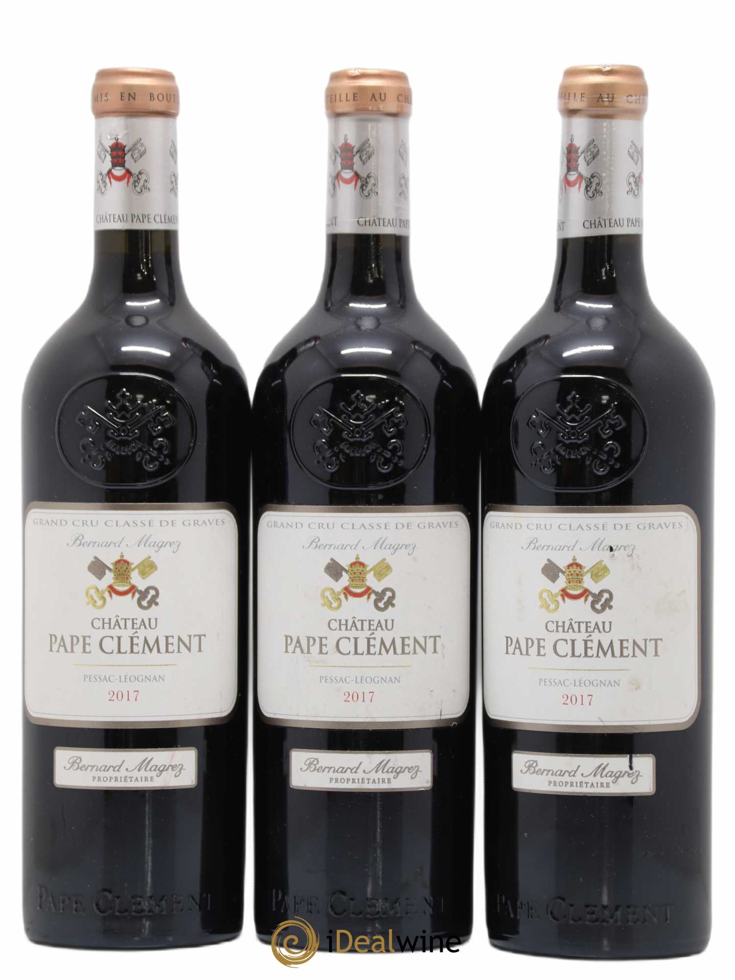 Château Pape Clément Cru Classé de Graves 2017 - Lot de 3 bouteilles - 0
