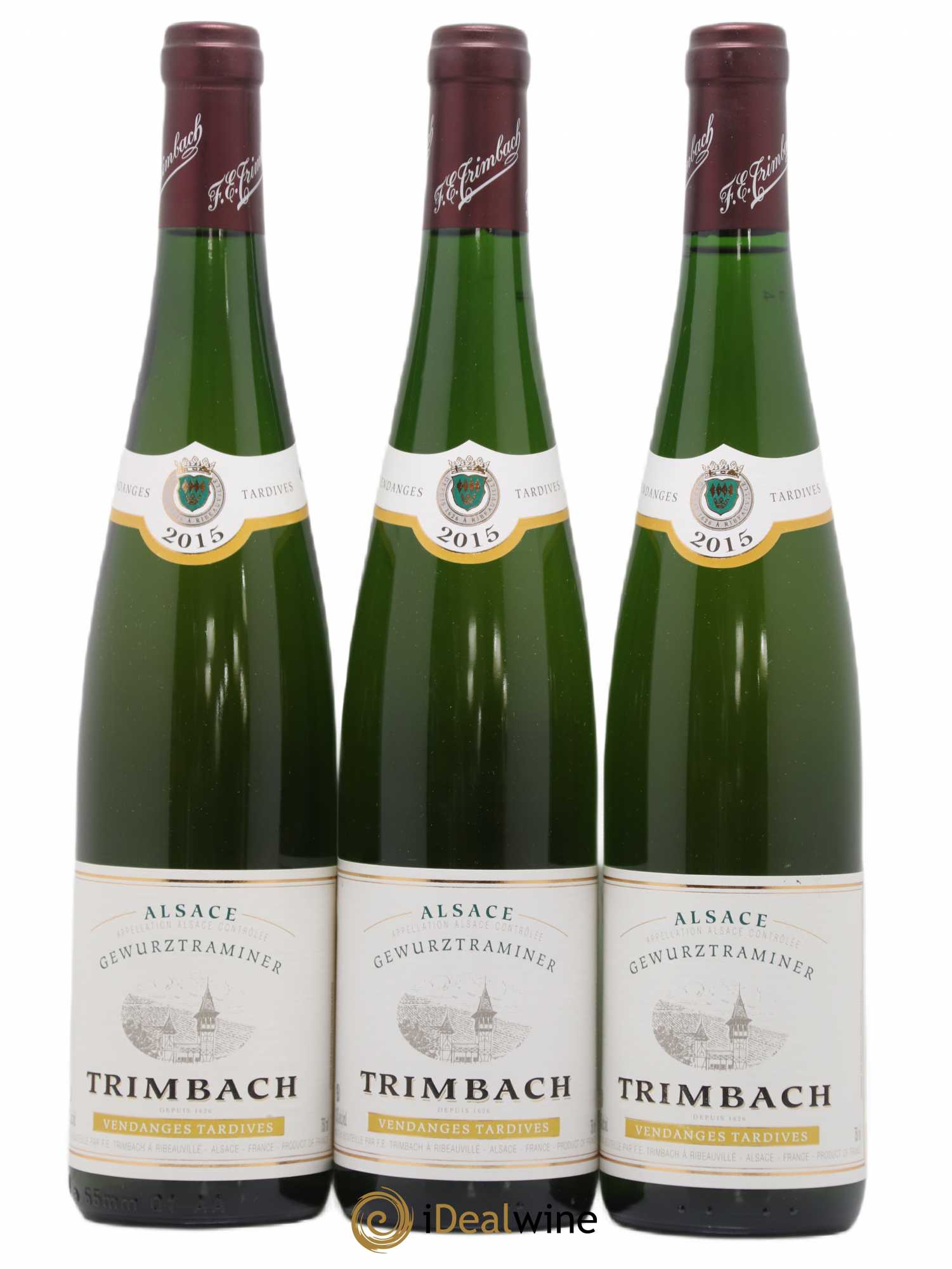 Alsace Gewurztraminer Vendanges Tardives Trimbach (Domaine) 2015 - Lotto di 3 bottiglie - 0