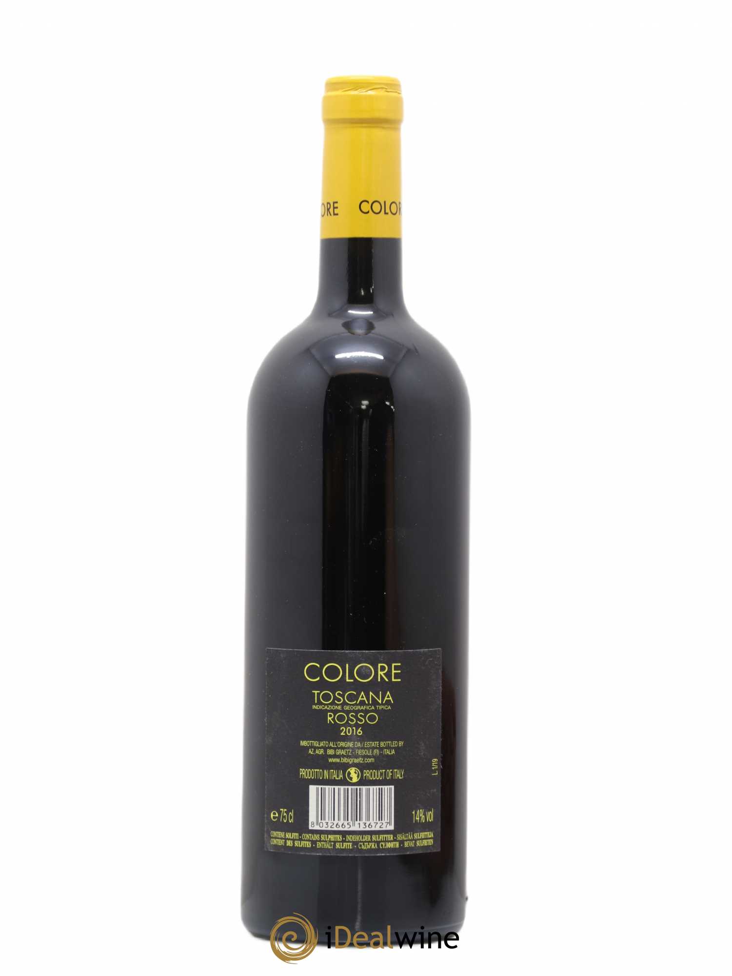Toscana IGT Colore Bibi Graetz 2016 - Lot de 1 bouteille - 1