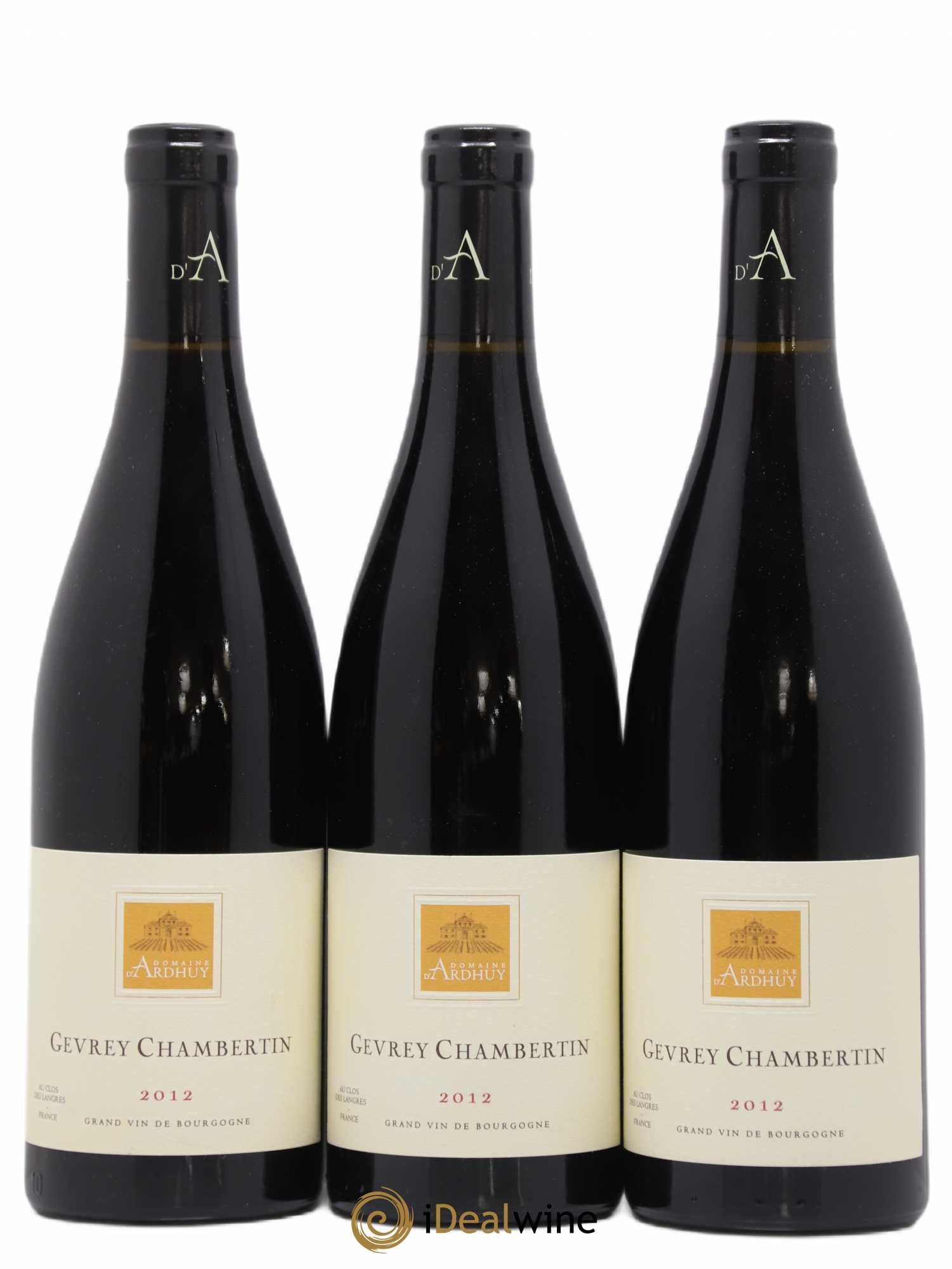 Gevrey-Chambertin D'Ardhuy 2012 - Posten von 3 Flaschen - 0