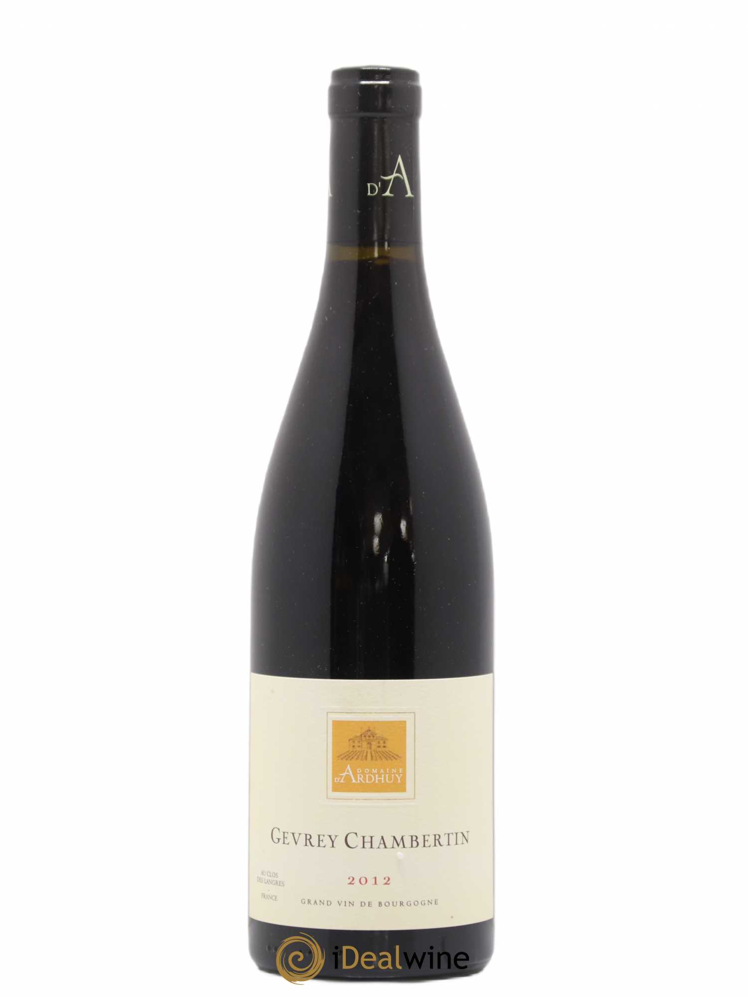 Gevrey-Chambertin D'Ardhuy 2012 - Lot de 1 bouteille - 0