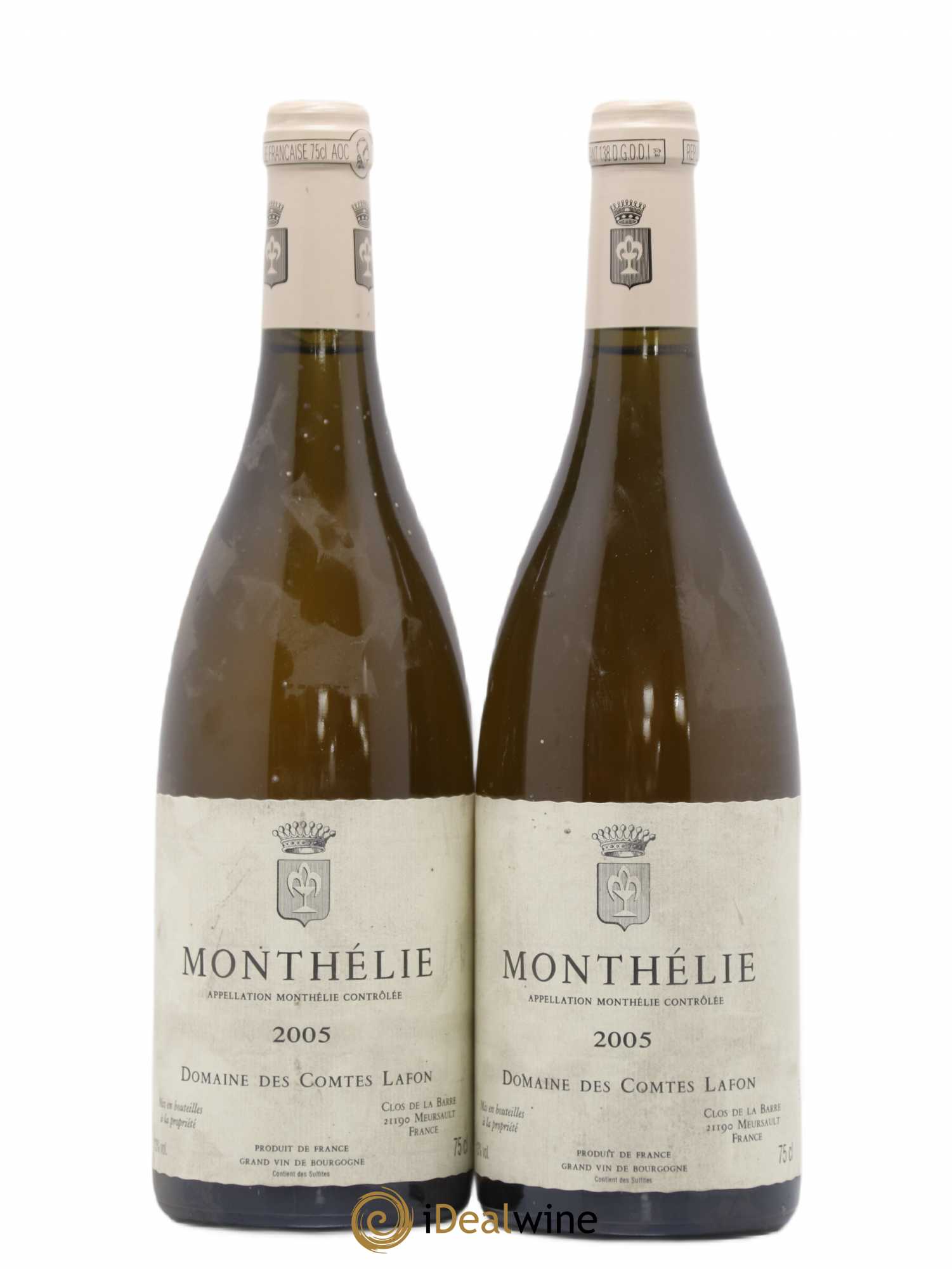 Monthélie Comtes Lafon 2005 - Lot de 2 bouteilles - 0