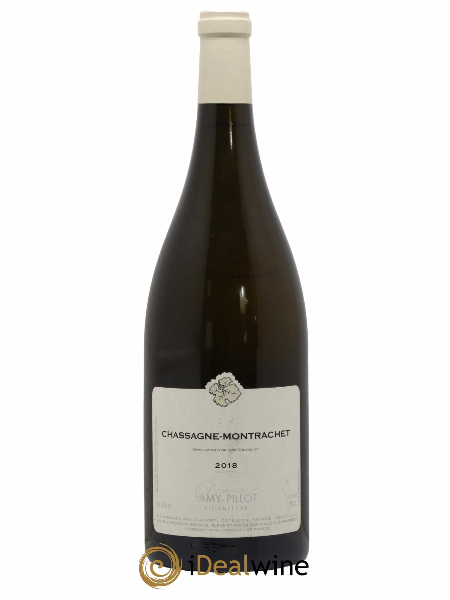 Chassagne-Montrachet Lamy Pillot 2018 - Lot de 1 magnum - 0