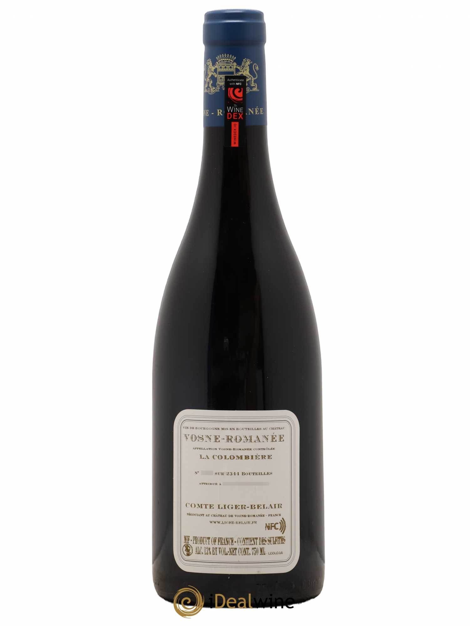Vosne-Romanée La Colombière Comte Liger-Belair (Domaine du) 2016 - Lot de 1 bouteille - 1