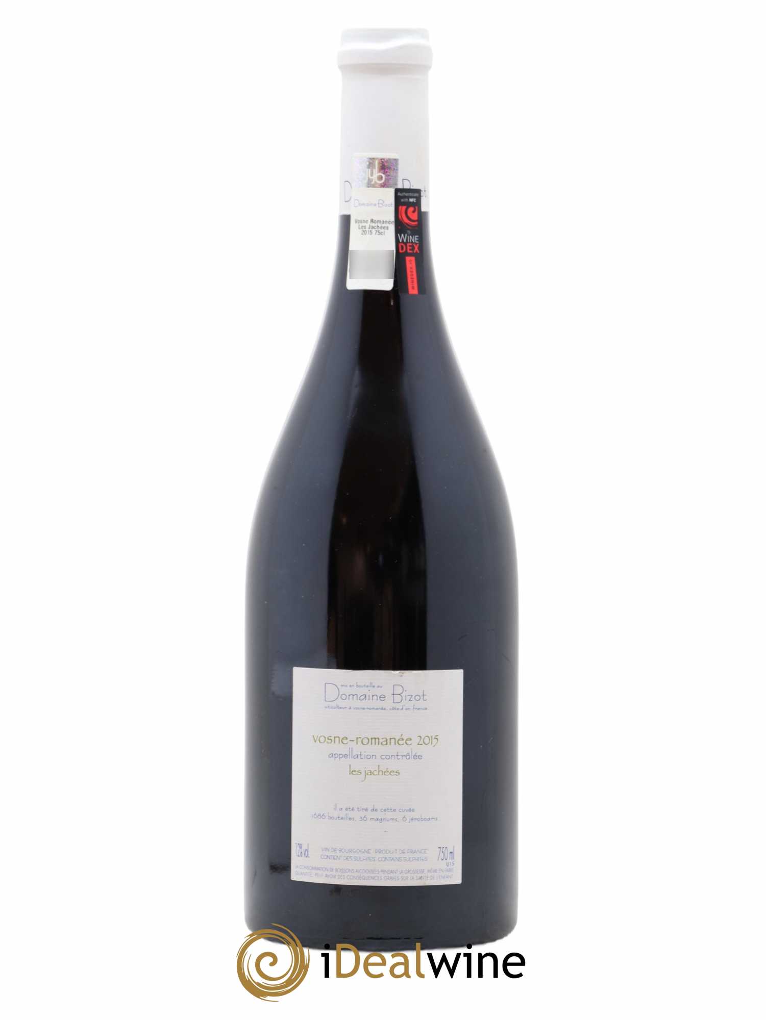 Vosne-Romanée Les Jachées Bizot (Domaine) 2015 - Lot de 1 bouteille - 1