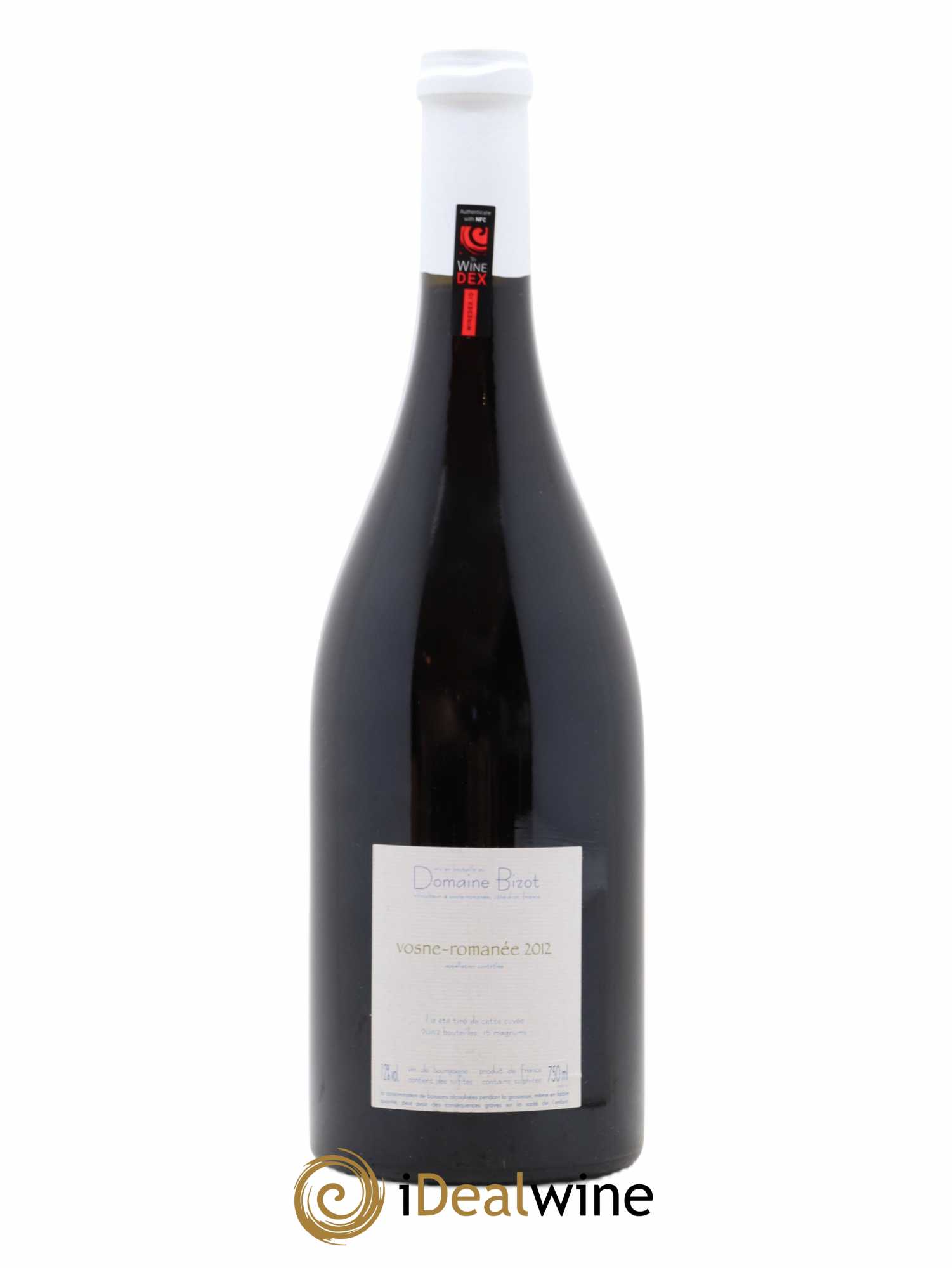 Vosne-Romanée Bizot (Domaine) 2012 - Lot de 1 bouteille - 1