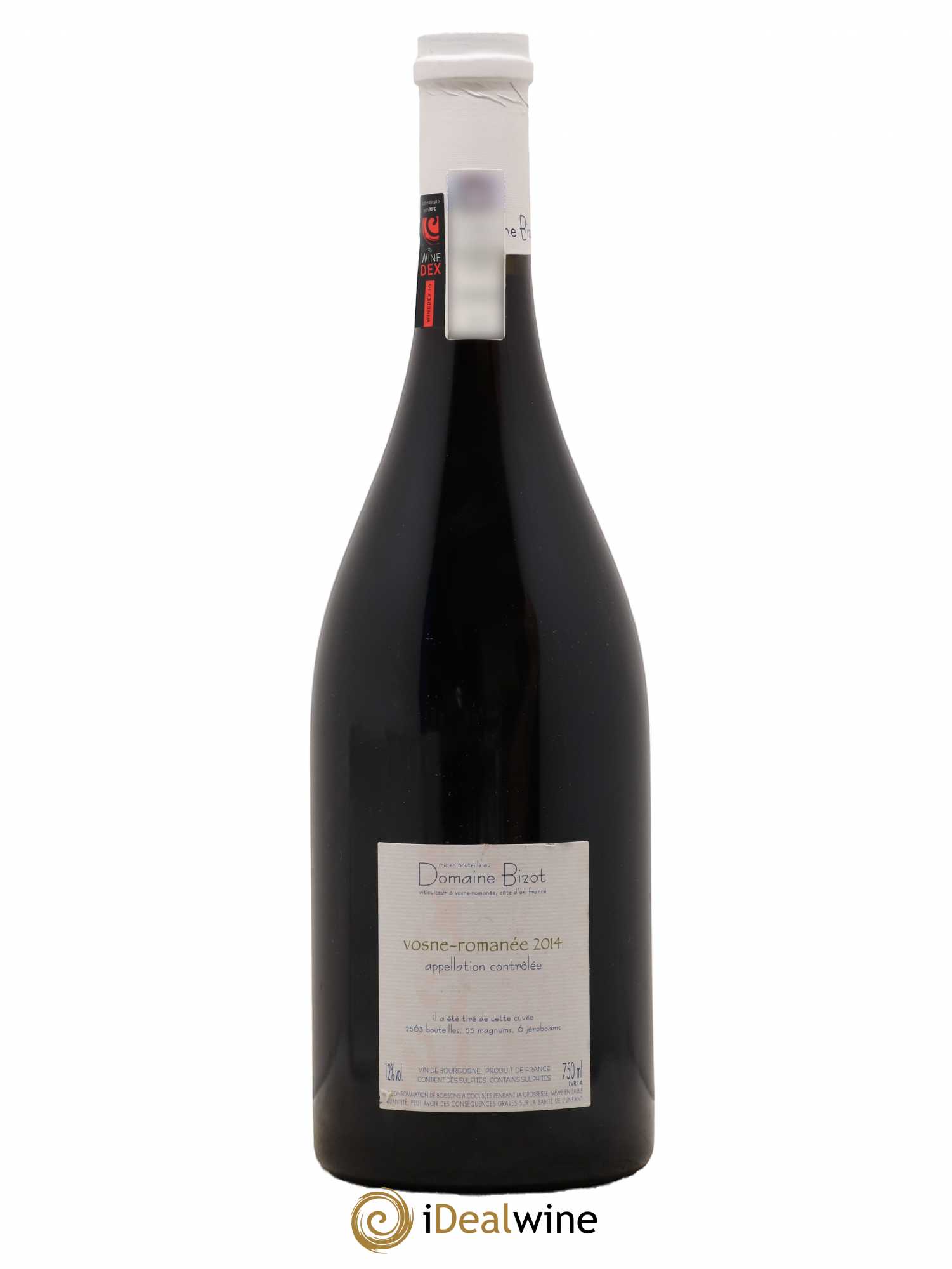 Vosne-Romanée Bizot (Domaine) 2014 - Lot de 1 bouteille - 1