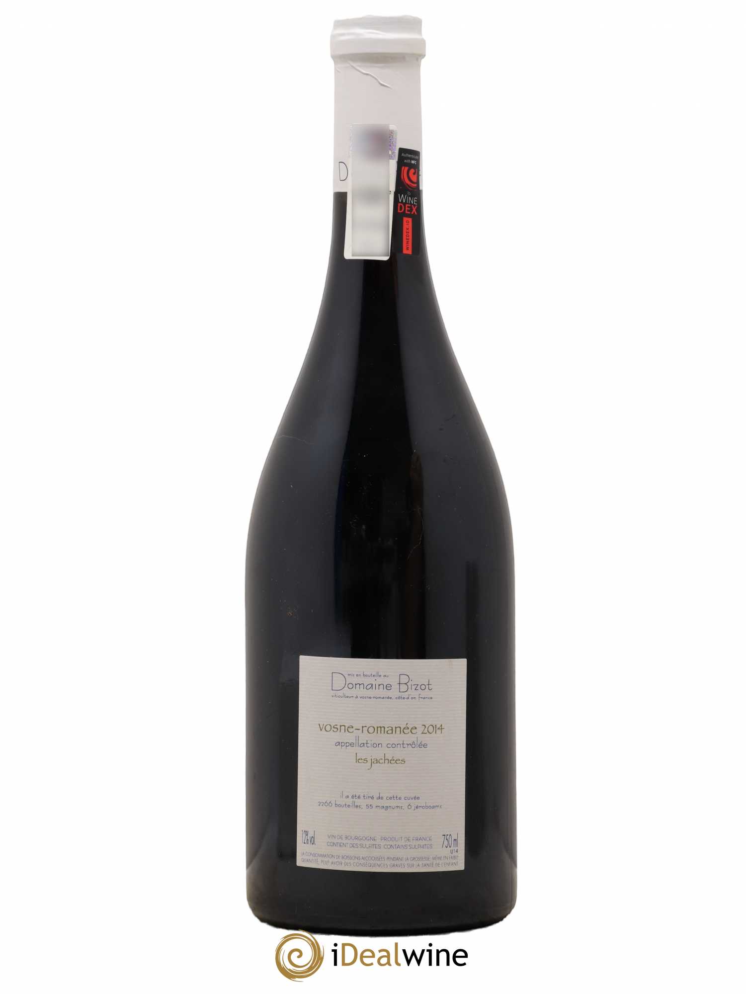 Vosne-Romanée Les Jachées Bizot (Domaine) 2014 - Lot de 1 bouteille - 1