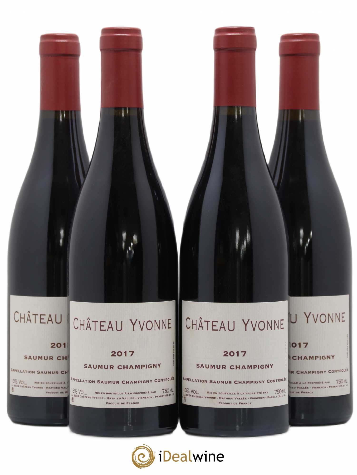 Saumur-Champigny Château Yvonne 2017 - Lot de 4 bouteilles - 0