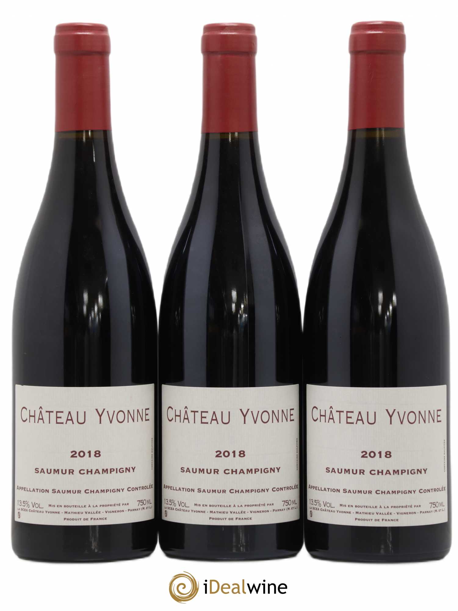Saumur-Champigny Château Yvonne 2018 - Lot de 3 bouteilles - 0