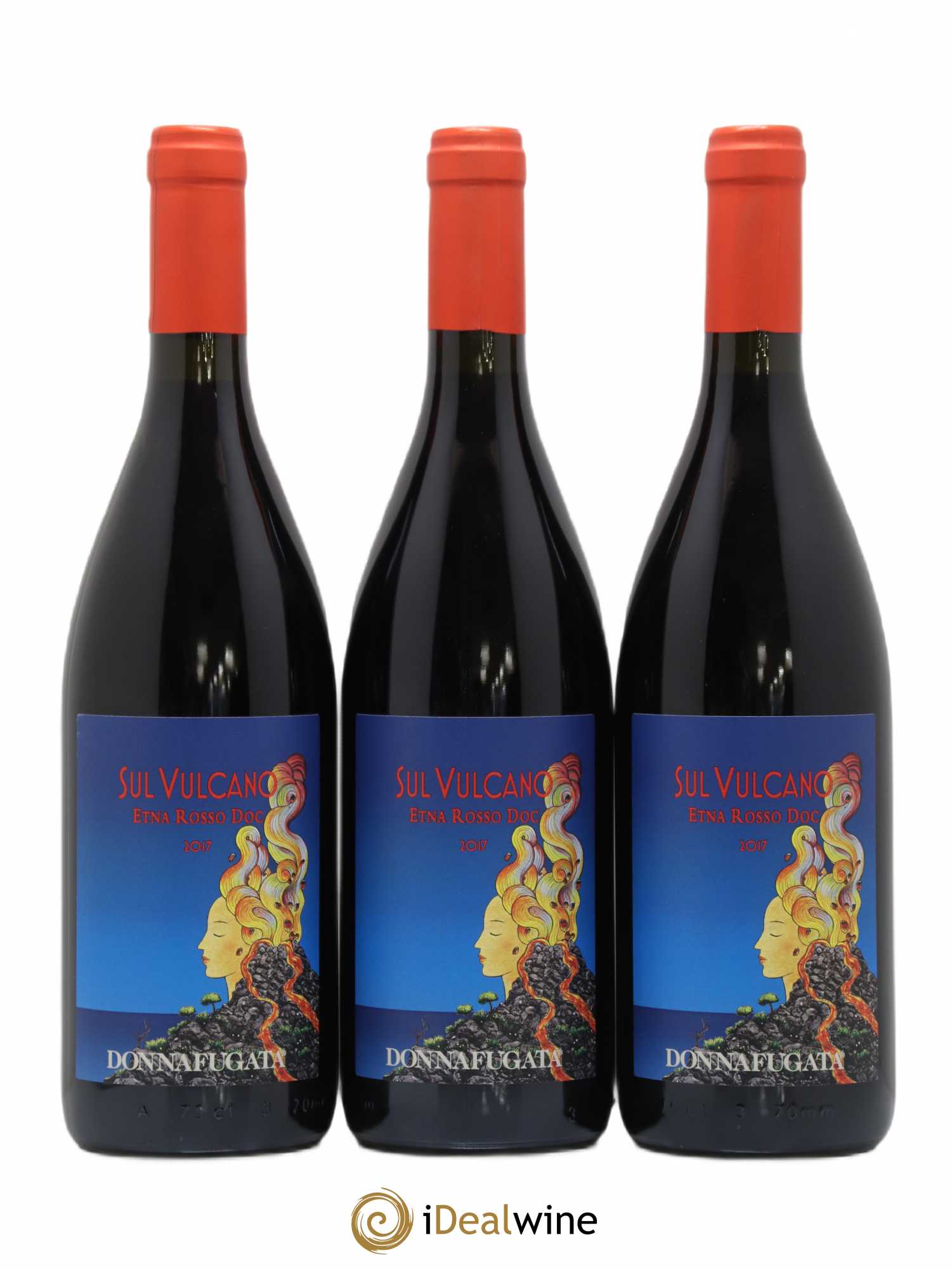 Italie Etna Rosso Donnafugata Sul Volcano (sans prix de réserve) 2017 - Posten von 3 Flaschen - 0
