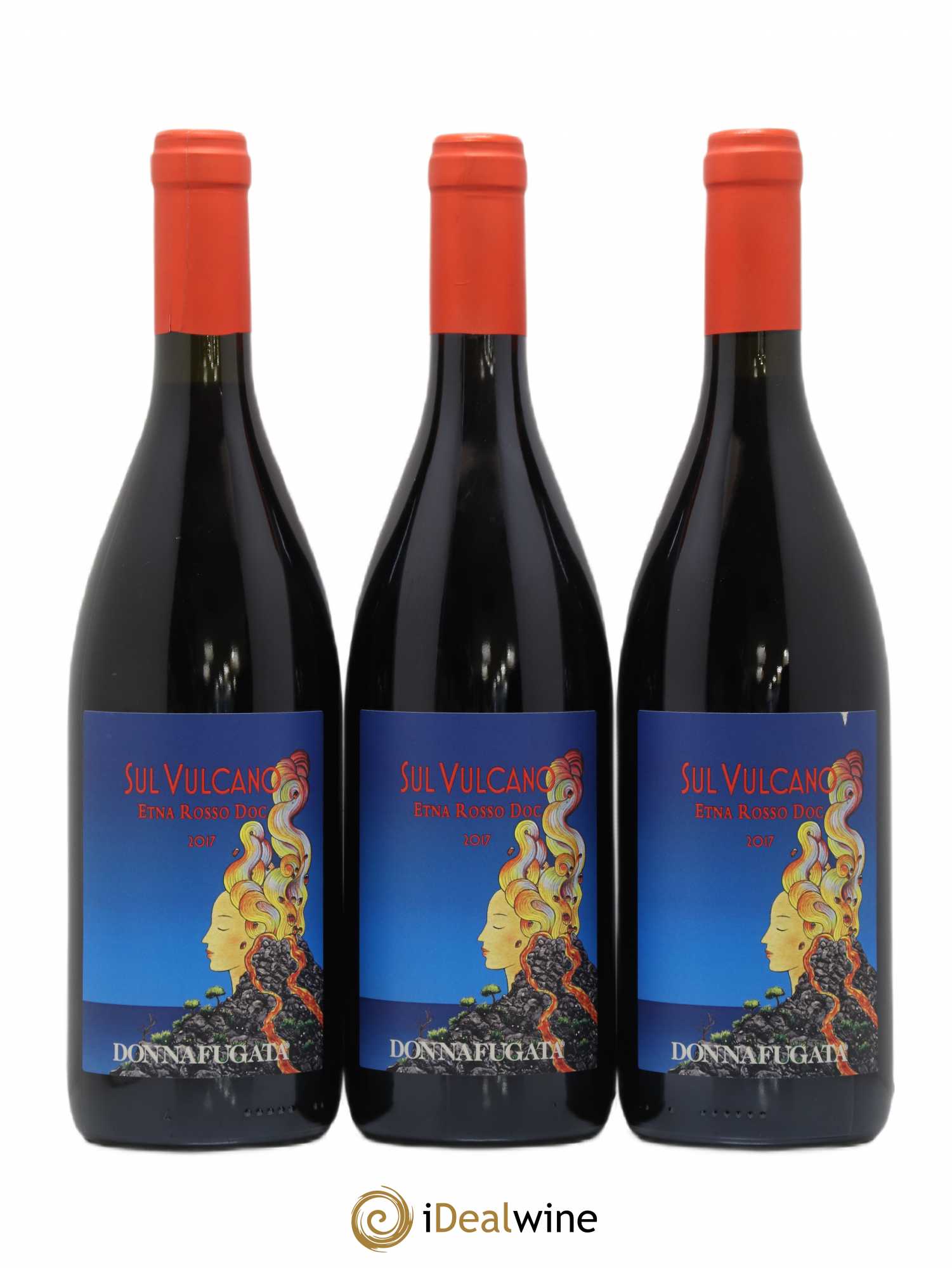 Italie Etna Rosso Donnafugata Sul Volcano 2017 - Lot of 3 bottles - 0