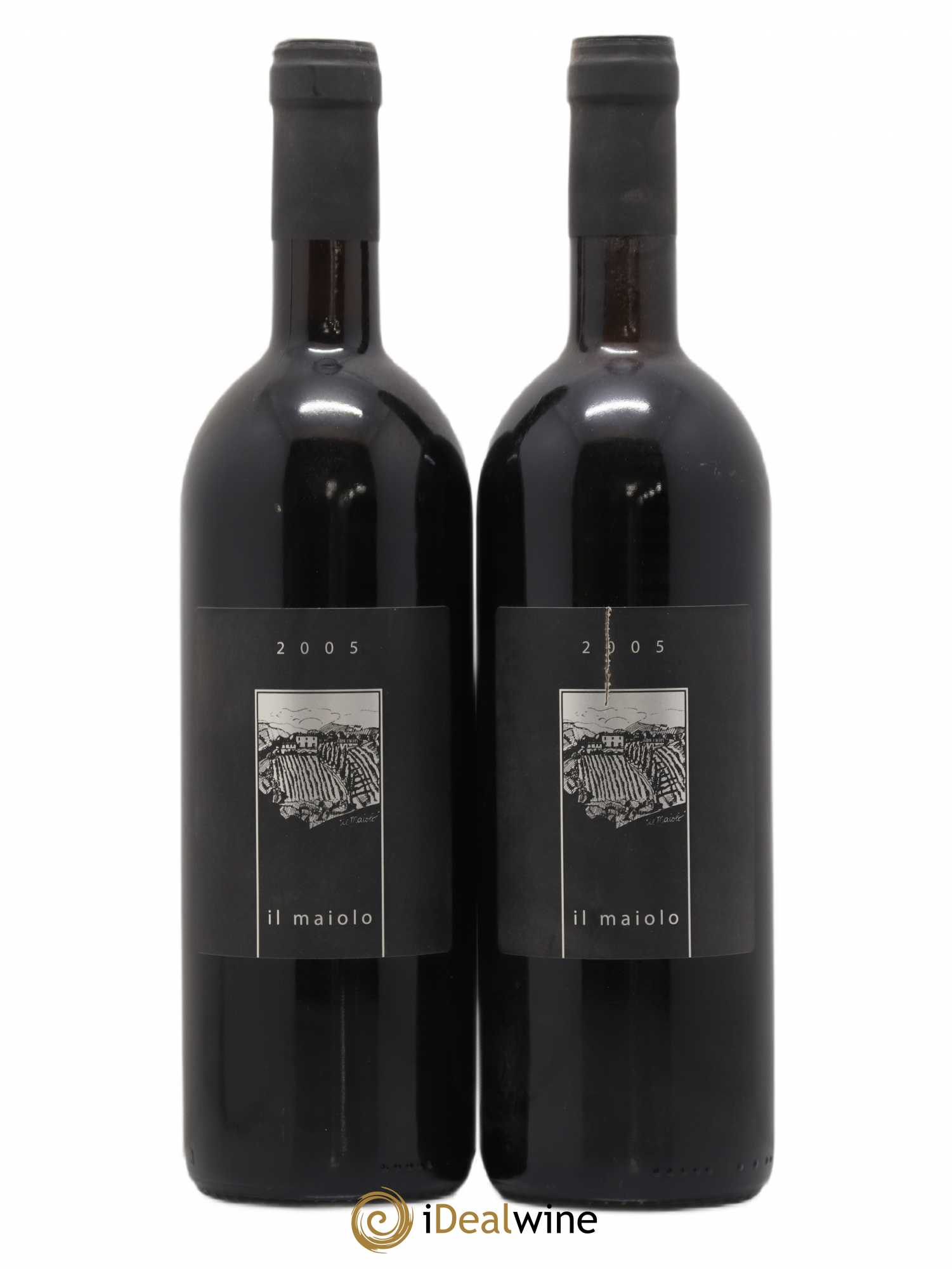 Italie Il Maiolo Emilia Rosso (sans prix de réserve) 2005 - Posten von 2 Flaschen - 0