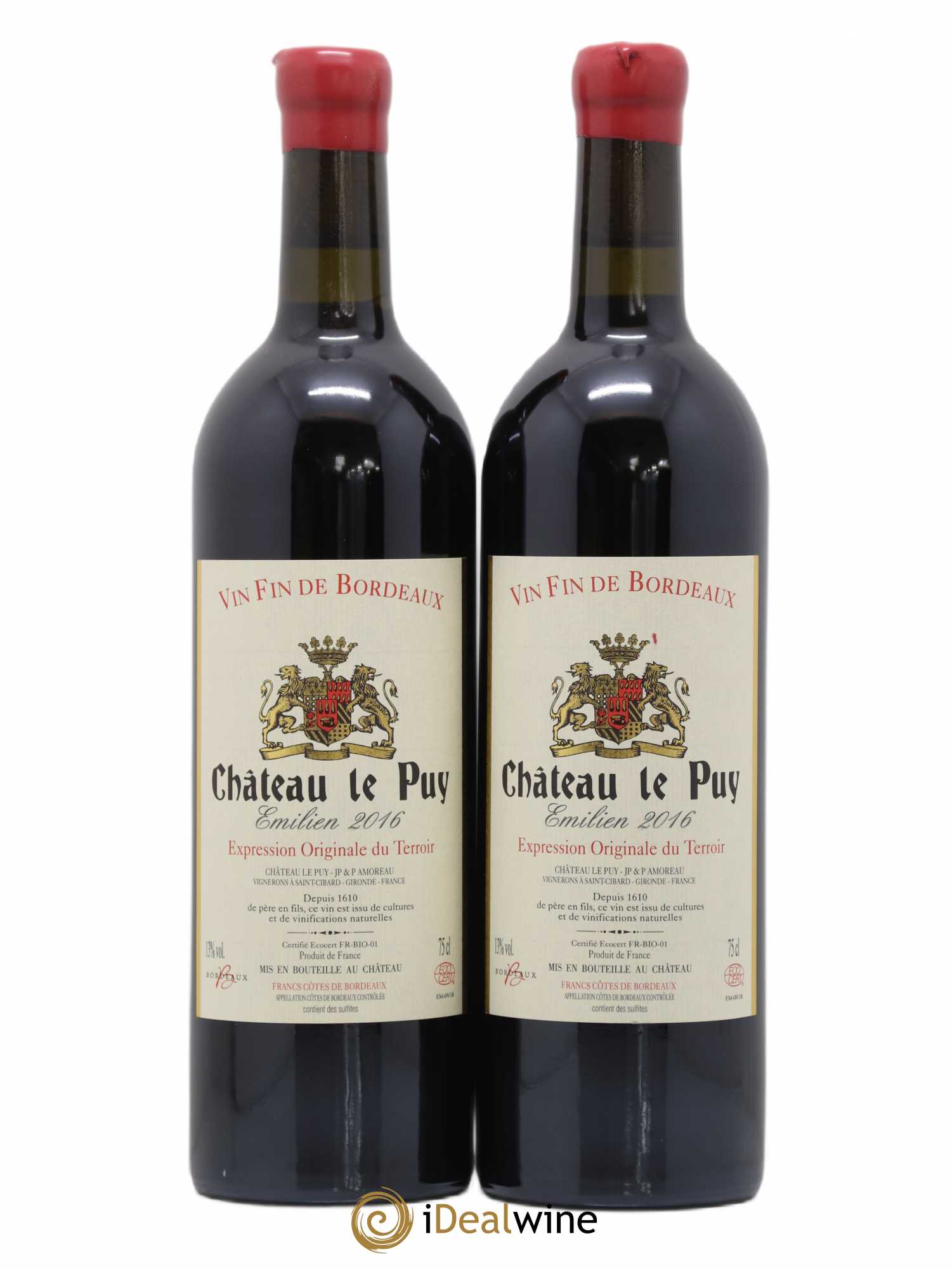 Le Puy - Cuvée Emilien 2016 - Lot de 2 bouteilles - 0