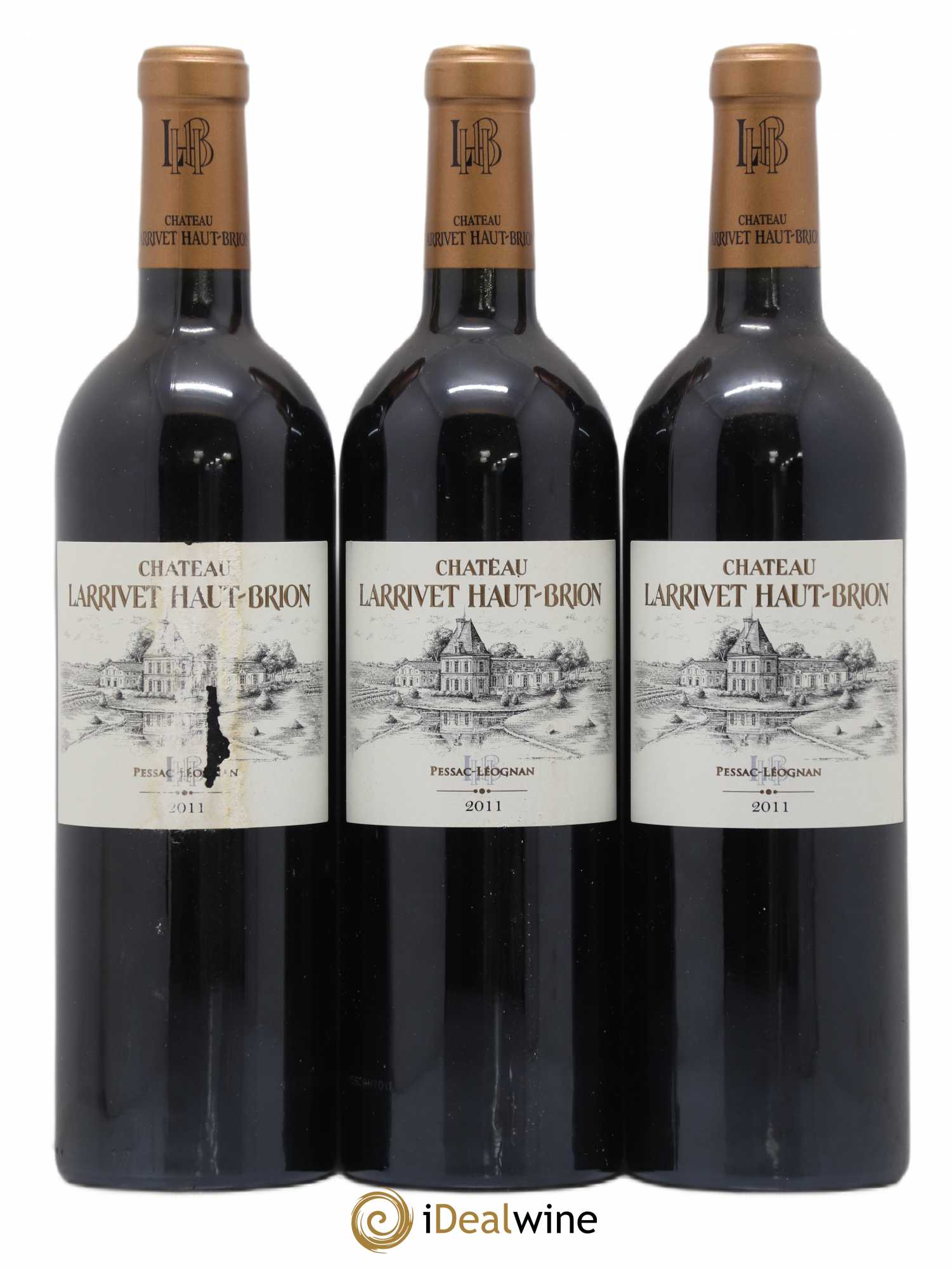 Château Larrivet Haut-Brion 2011 - Lot de 6 bouteilles - 1