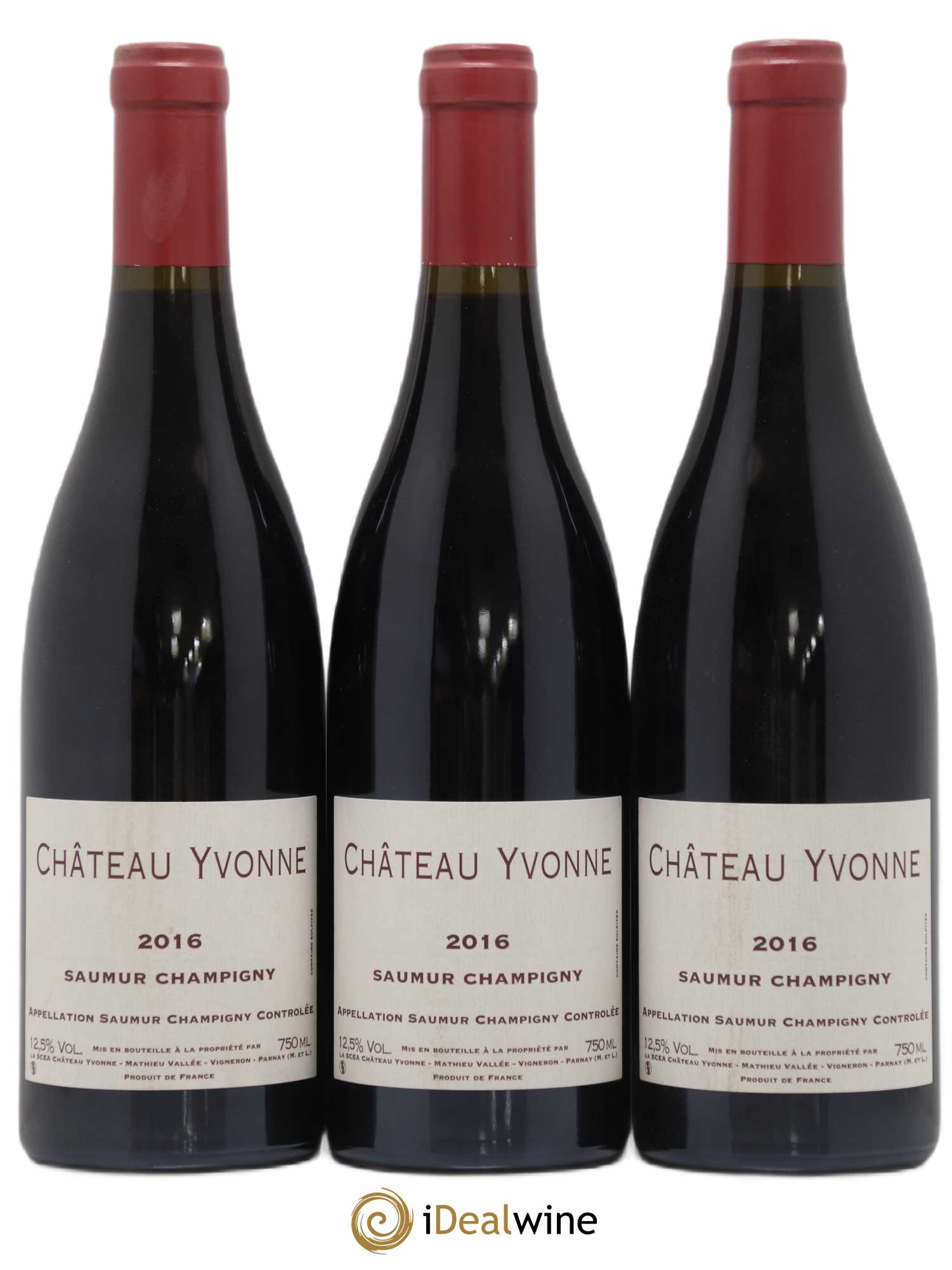 Saumur-Champigny Château Yvonne 2016 - Lot de 3 bouteilles - 0