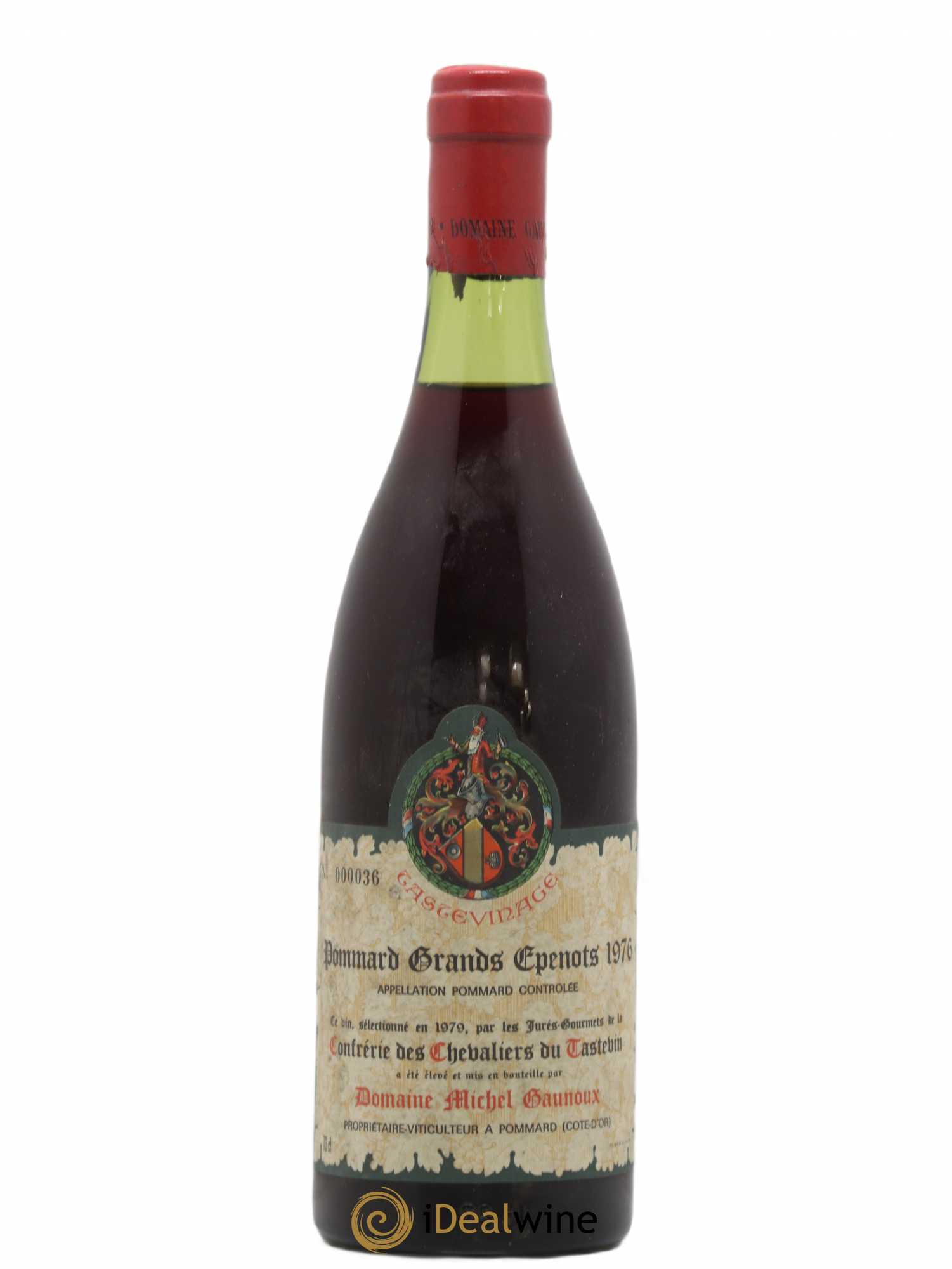 Pommard Grands Epenots Confrérie des Chevaliers du Tastevin Michel Gaunoux 1976 - Posten von 1 Flasche - 0