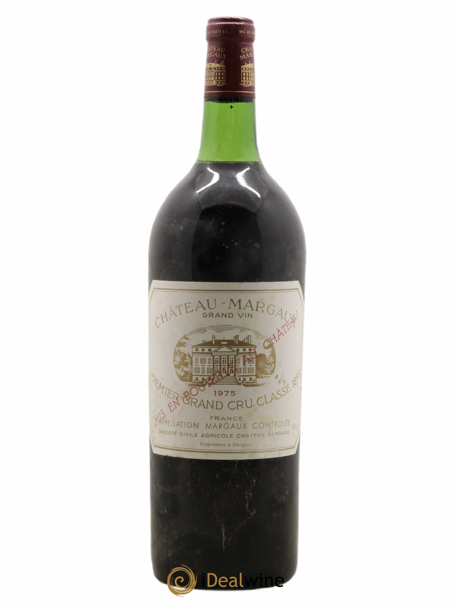 Château Margaux 1er Grand Cru Classé 1975 - Lot de 1 magnum - 0