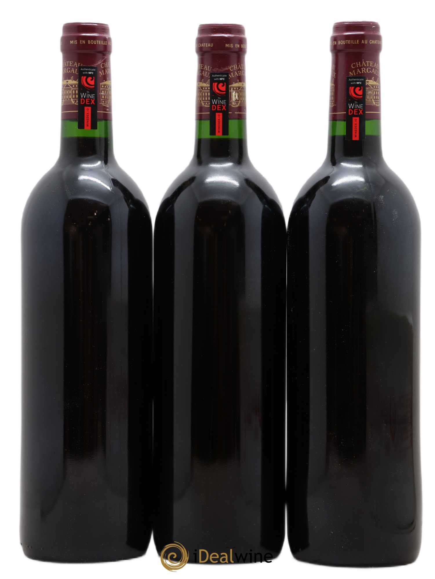 Château Margaux 1er Grand Cru Classé 1996 - Lot de 3 bouteilles - 1