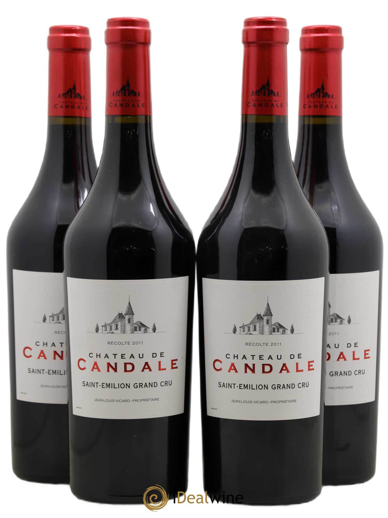 Saint-Émilion Grand Cru Château de Candale 2011 - Lot de 4 bouteilles - 0