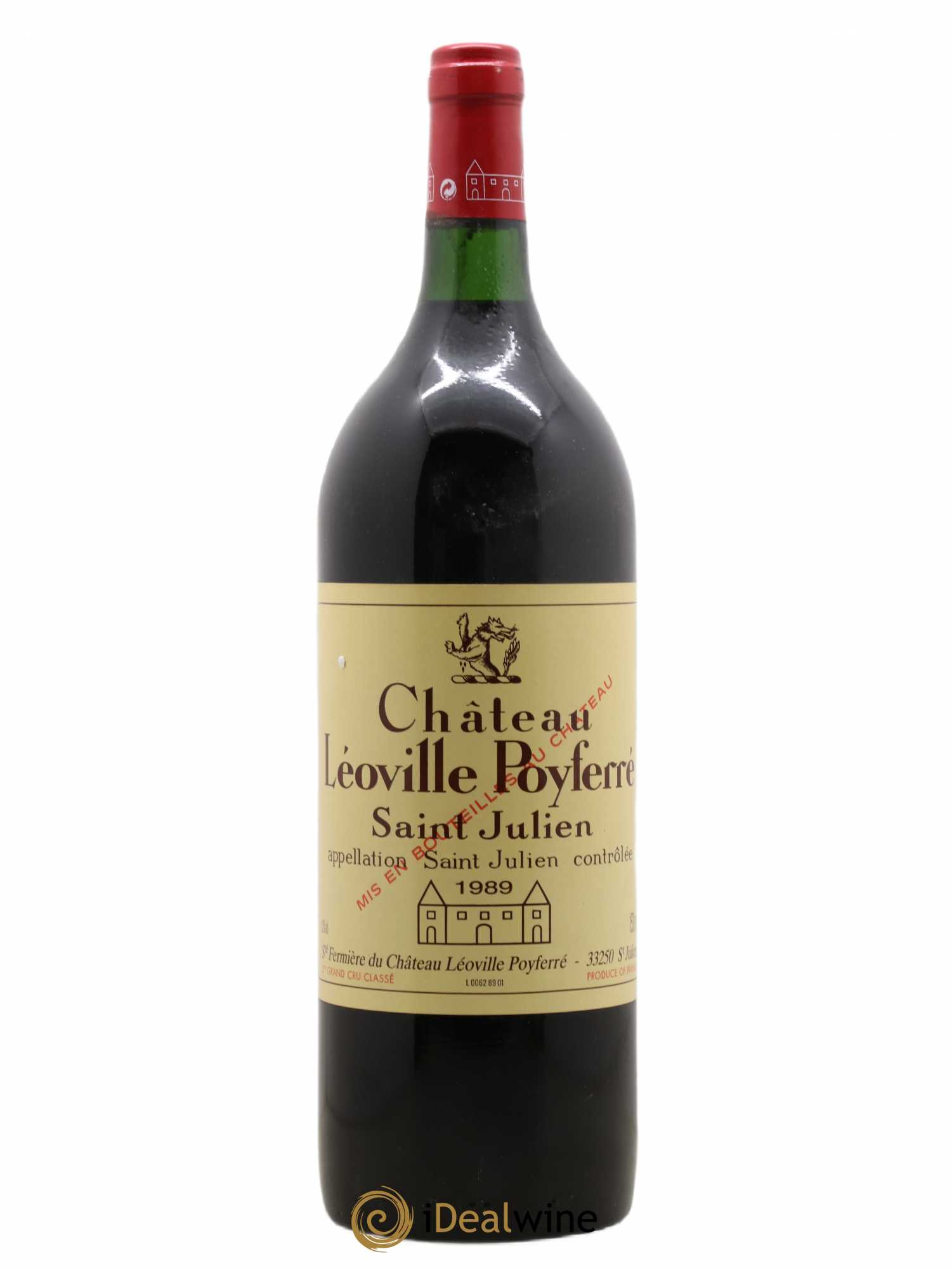 Château Léoville Poyferré 2ème Grand Cru Classé 1989 - Lot de 1 magnum - 0