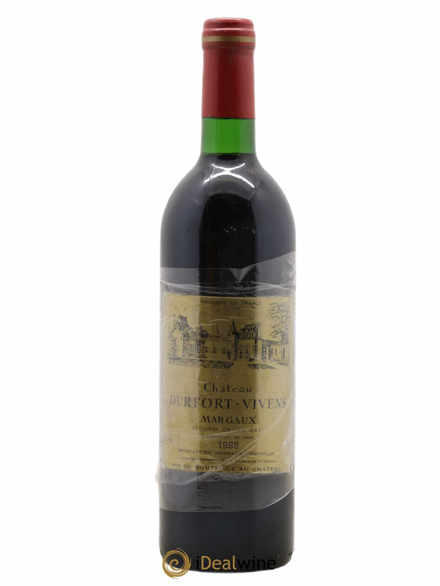 Château Durfort Vivens 2ème Grand Cru Classé 1988 - Lot de 1 bouteille - 0