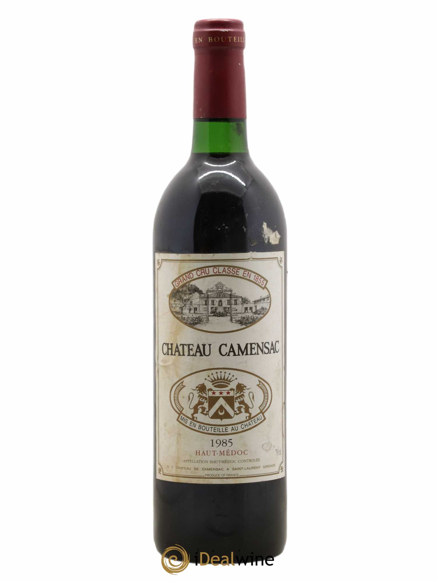 Château Camensac 5ème Grand Cru Classé 1985 - Lot de 1 bouteille - 0