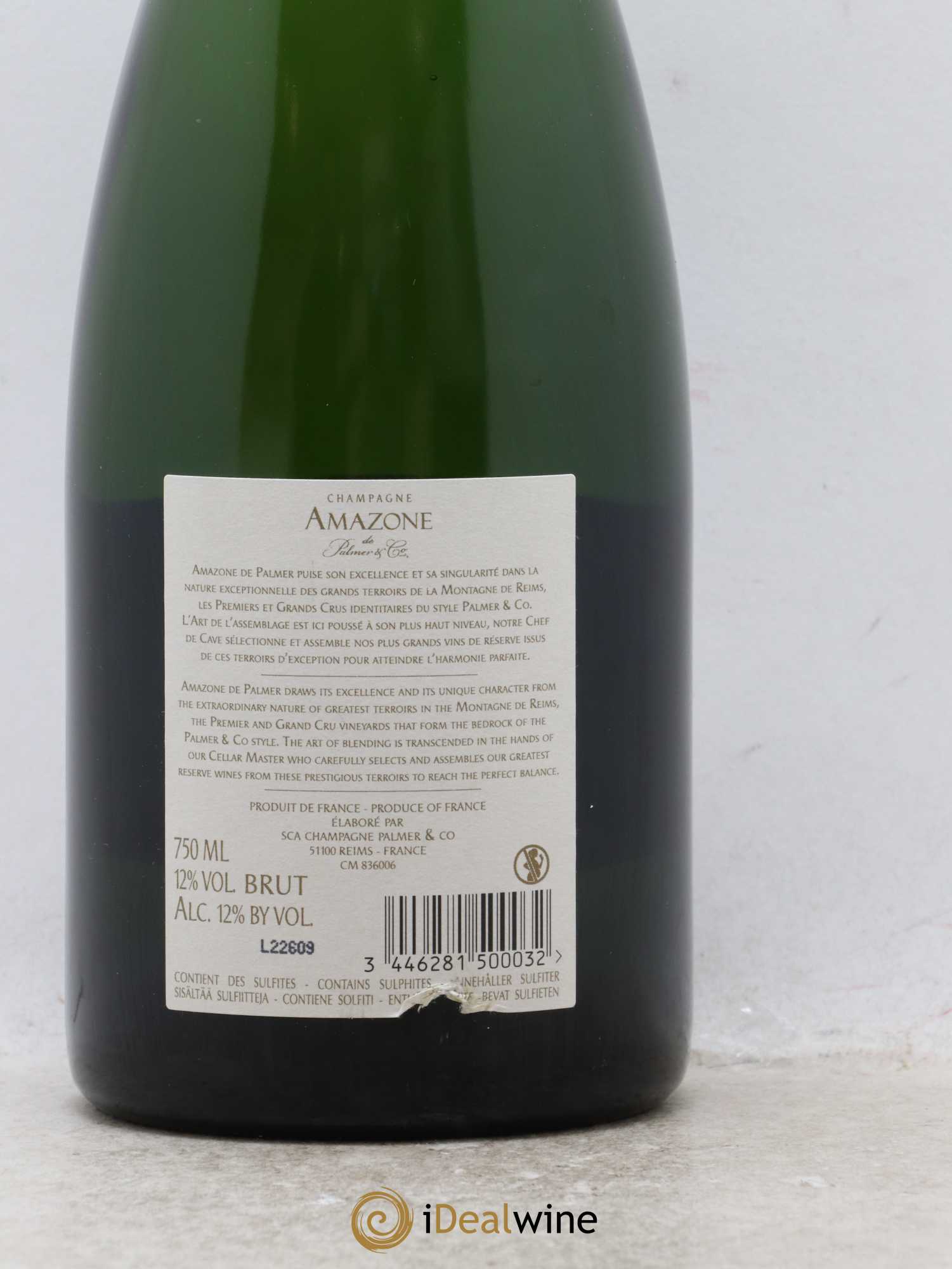 Champagne Amazone de Palmer - Lot de 1 bouteille - 1