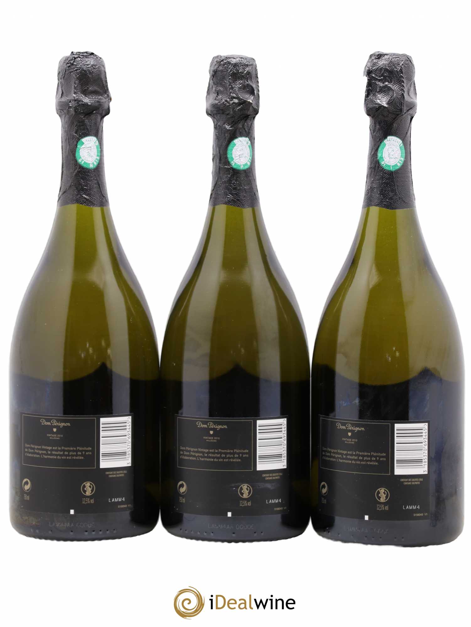 Brut Dom Pérignon 2010 - Lot de 3 bouteilles - 1