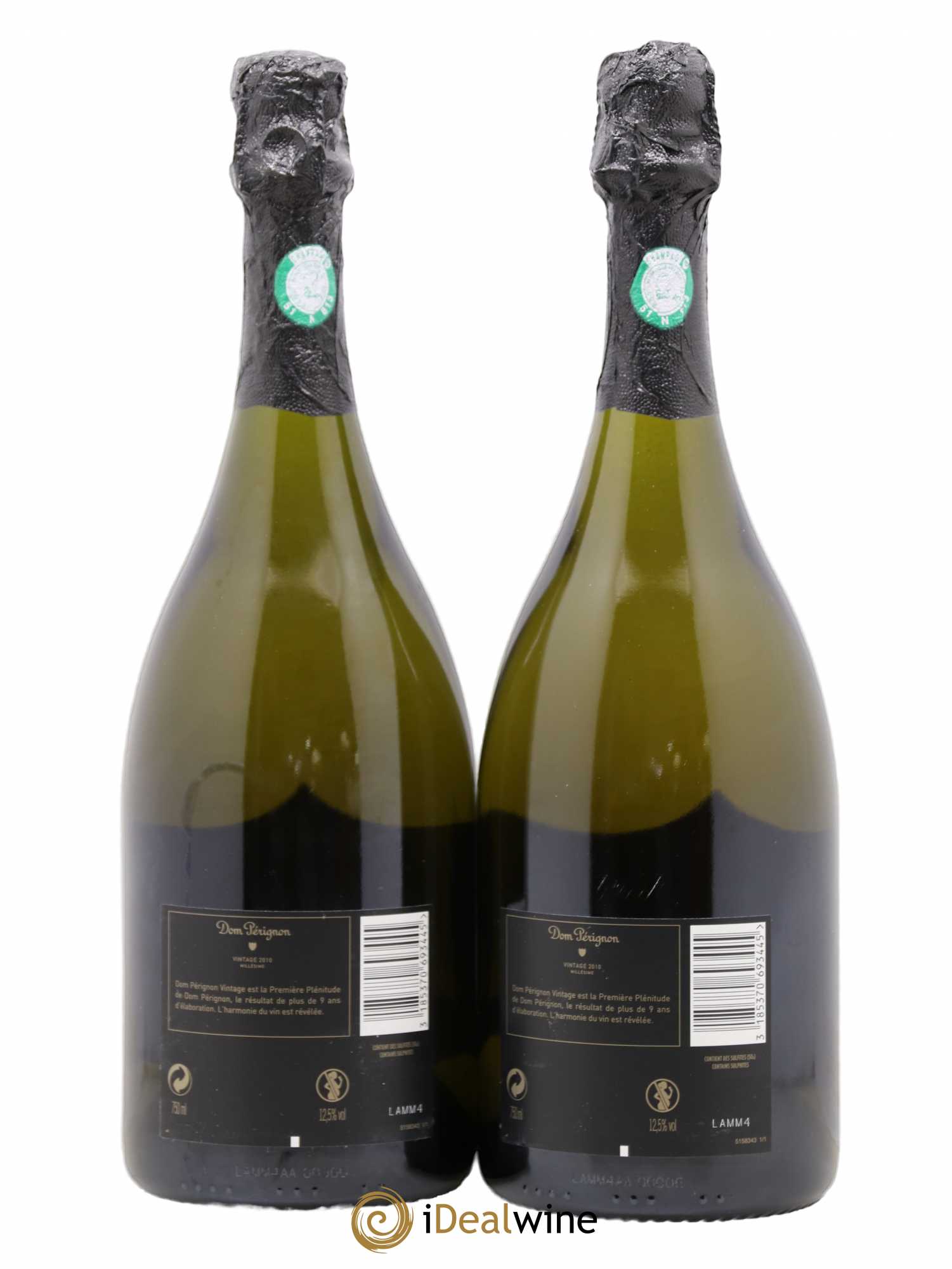 Brut Dom Pérignon 2010 - Lot de 2 bouteilles - 1