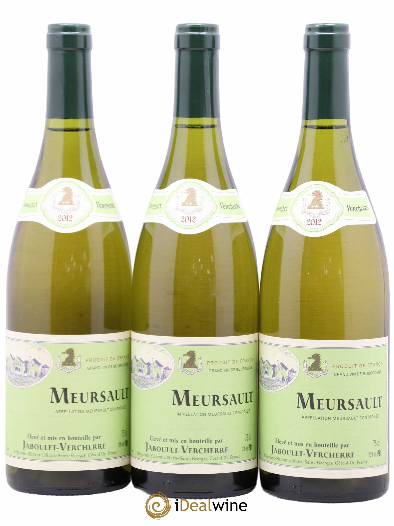 Meursault Jaboulet Vercherre 2012 - Posten von 3 Flaschen - 0