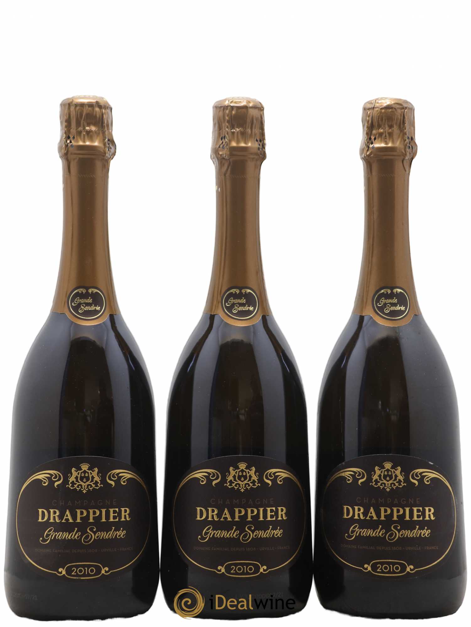 Grande Sendrée Drappier 2010 - Lot de 3 bouteilles - 0