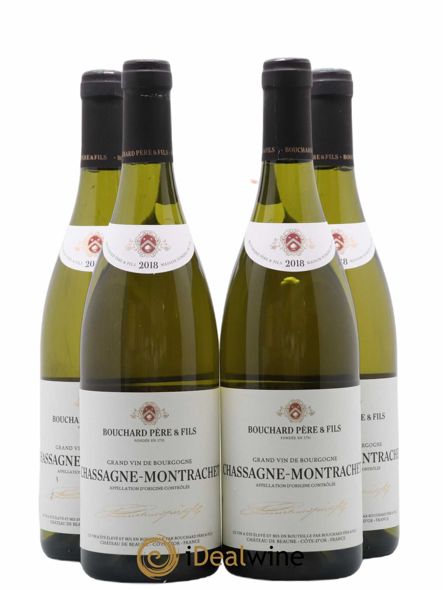 Chassagne-Montrachet Bouchard Pere Et Fils 2018 - Lot de 4 bouteilles - 0