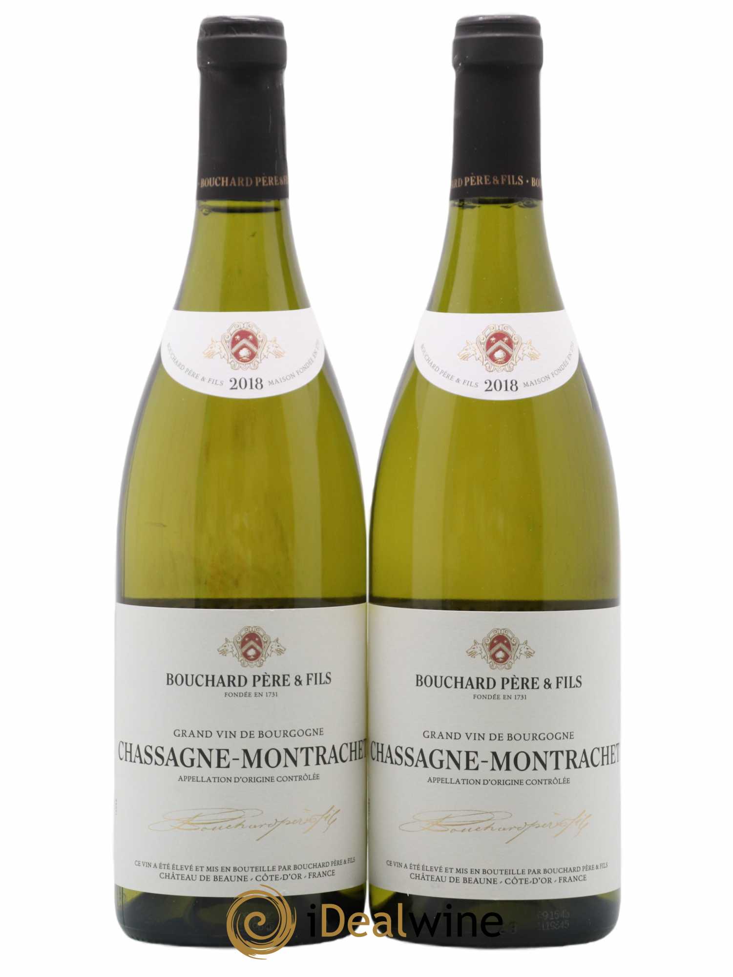 Chassagne-Montrachet Bouchard Pere Et Fils 2018 - Lot de 2 bouteilles - 0