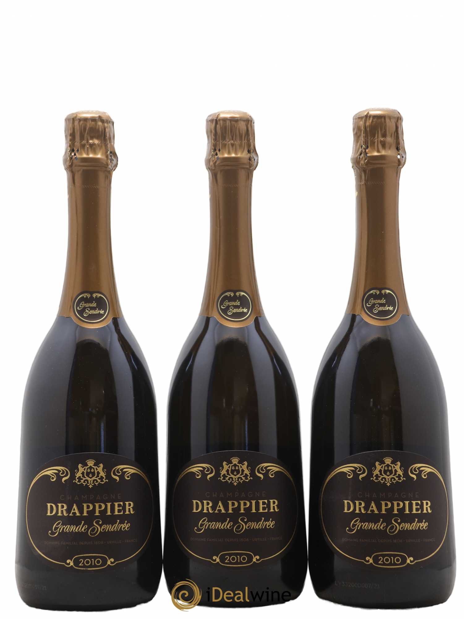 Grande Sendrée Drappier 2010 - Lot de 3 bouteilles - 0