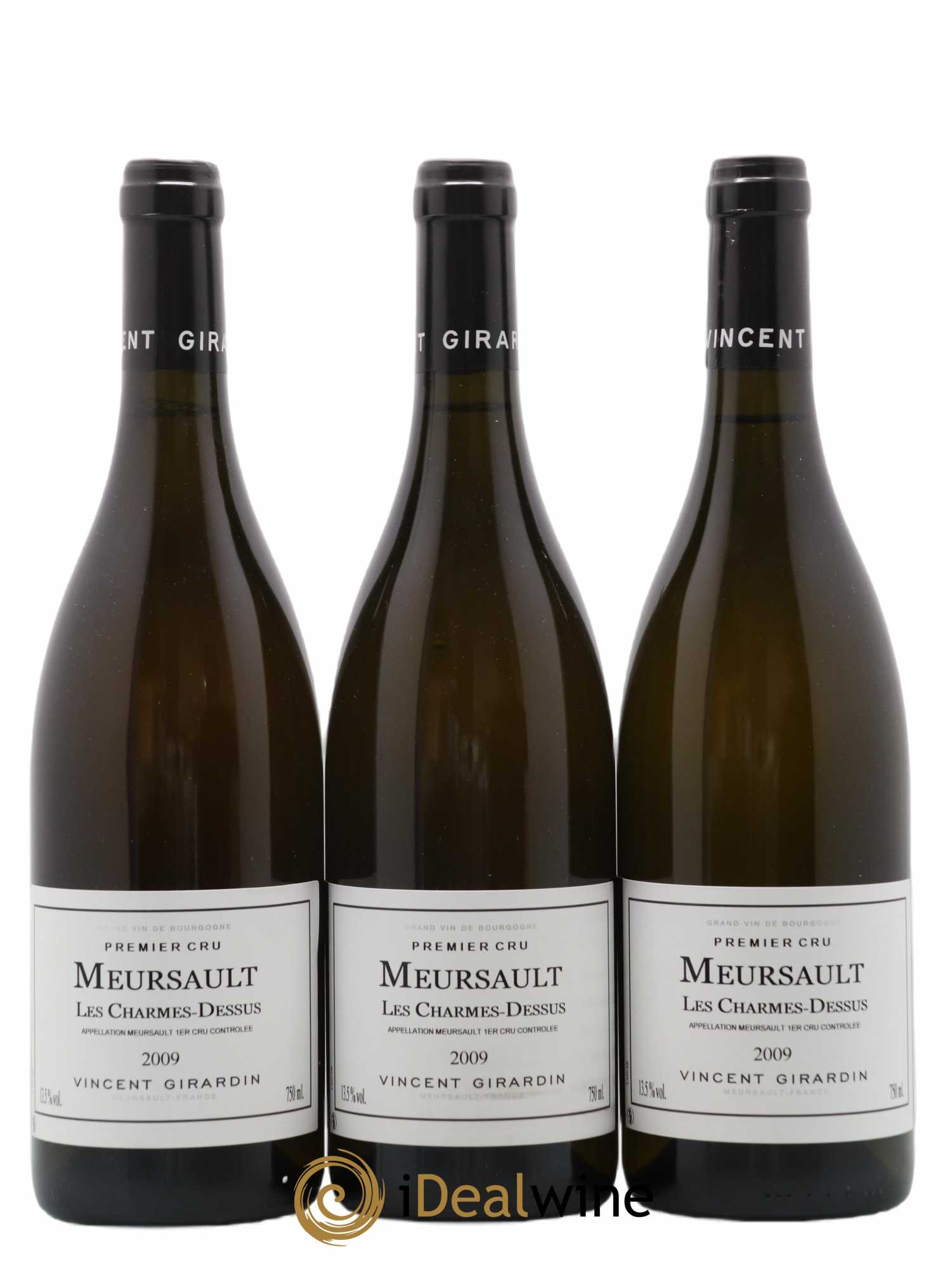 Meursault 1er Cru Les Charmes Dessus Vincent Girardin (Domaine) 2009 - Lot de 3 bouteilles - 0