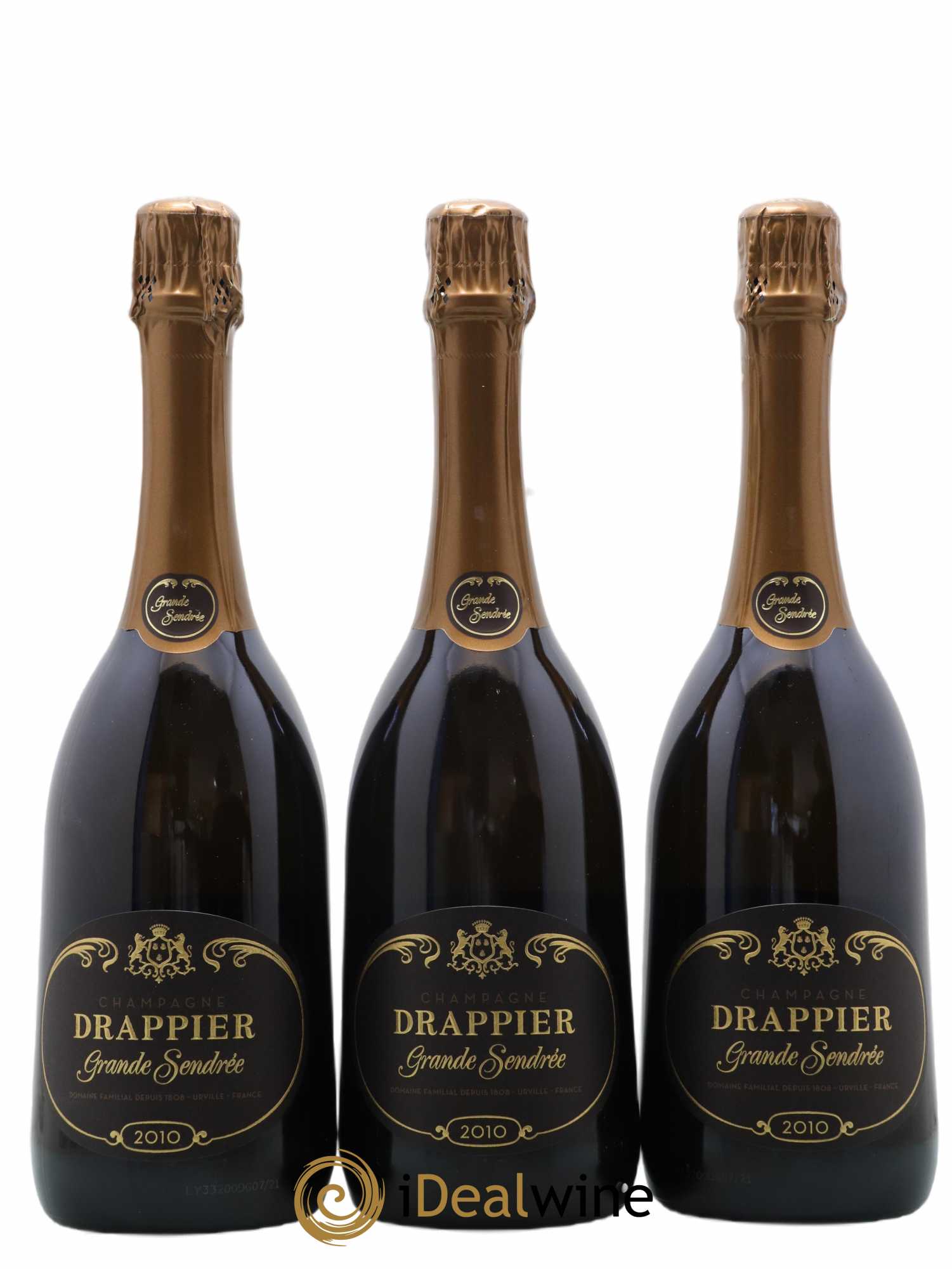 Grande Sendrée Drappier 2010 - Lot de 3 bouteilles - 0