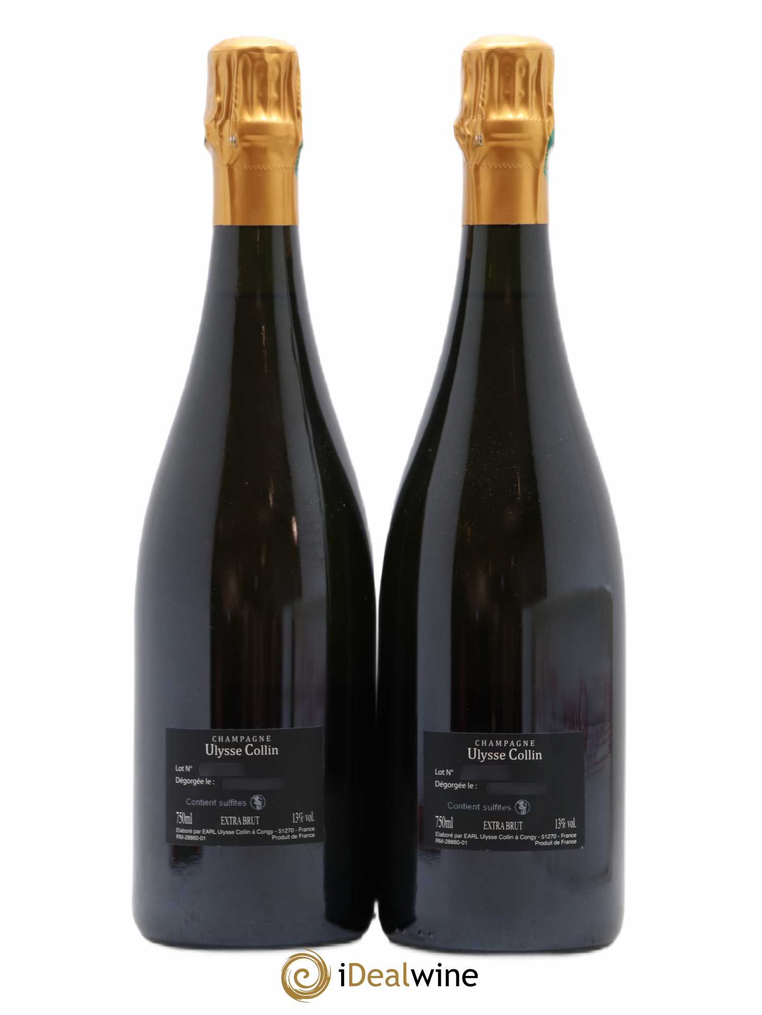 Les Roises Blanc de Blancs Extra-Brut Ulysse Collin - Lot de 2 bouteilles - 1