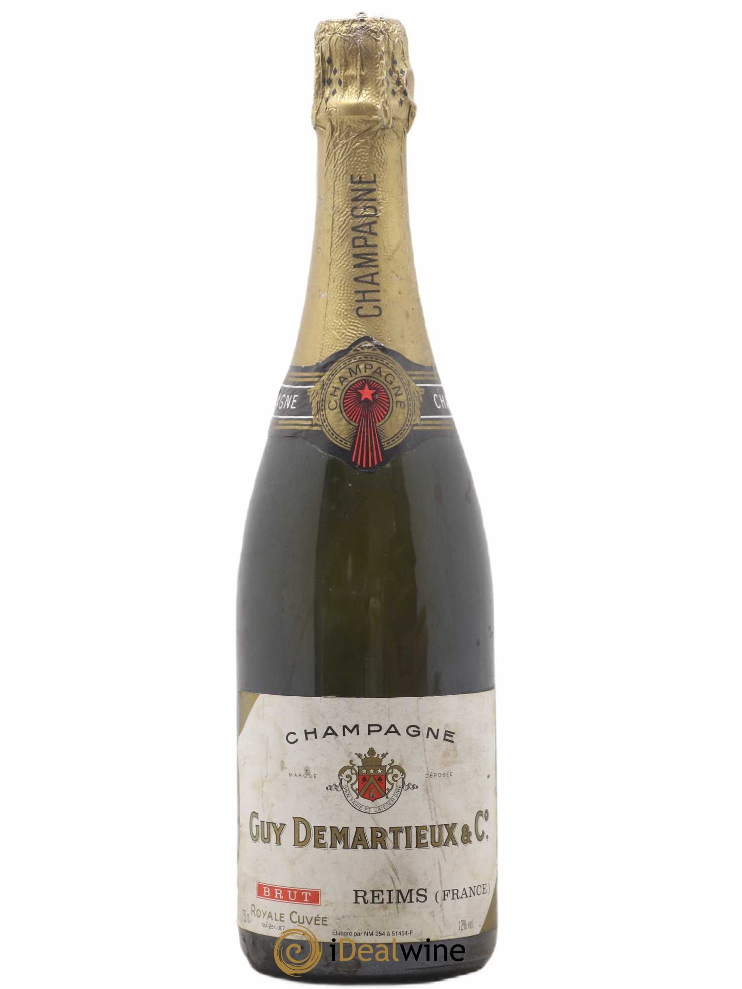 Champagne Royale Cuvée Guy Demartieux & cie - Posten von 1 Flasche - 0