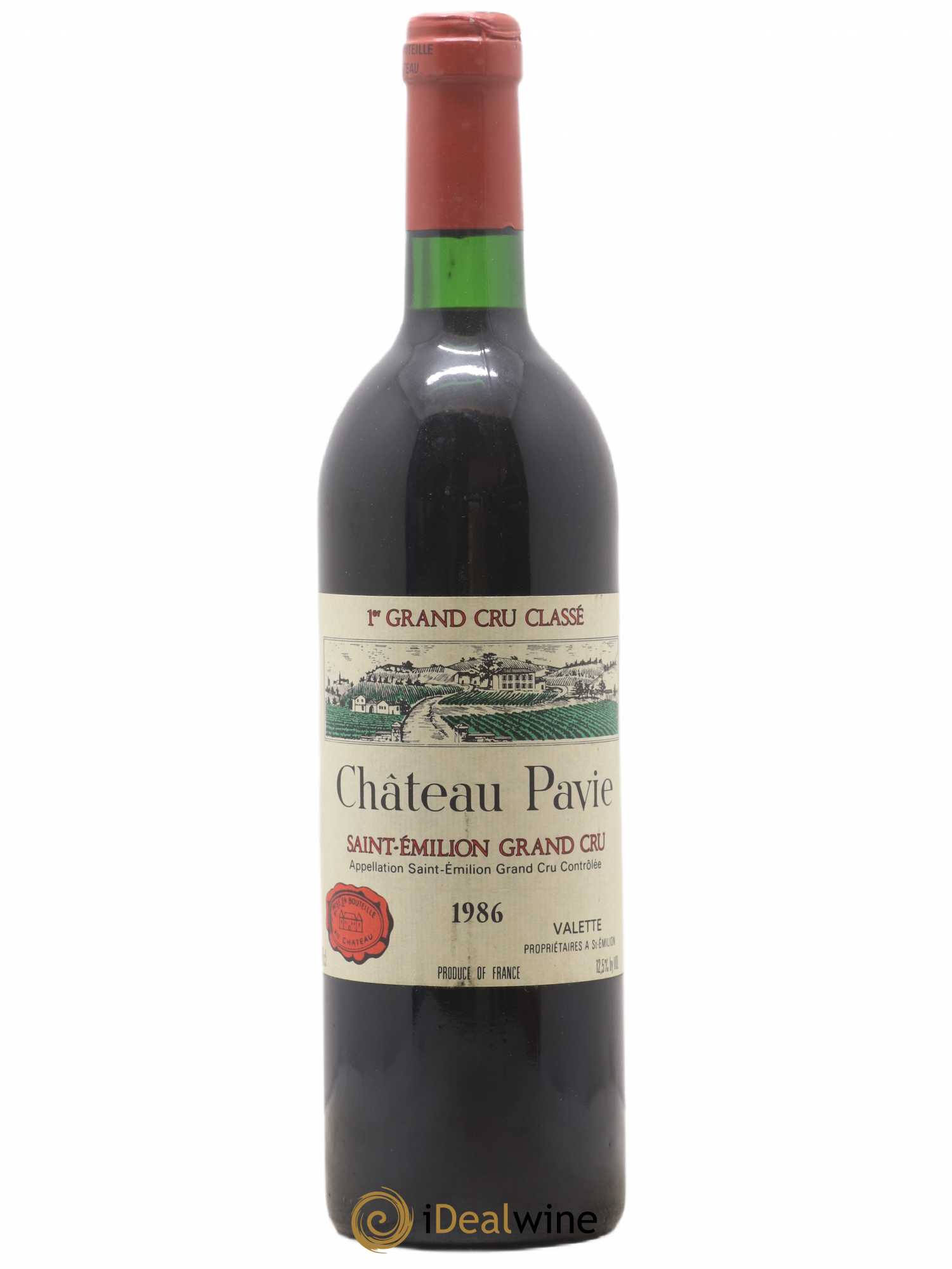Château Pavie 1er Grand Cru Classé A 1986 - Lot de 1 bouteille - 0